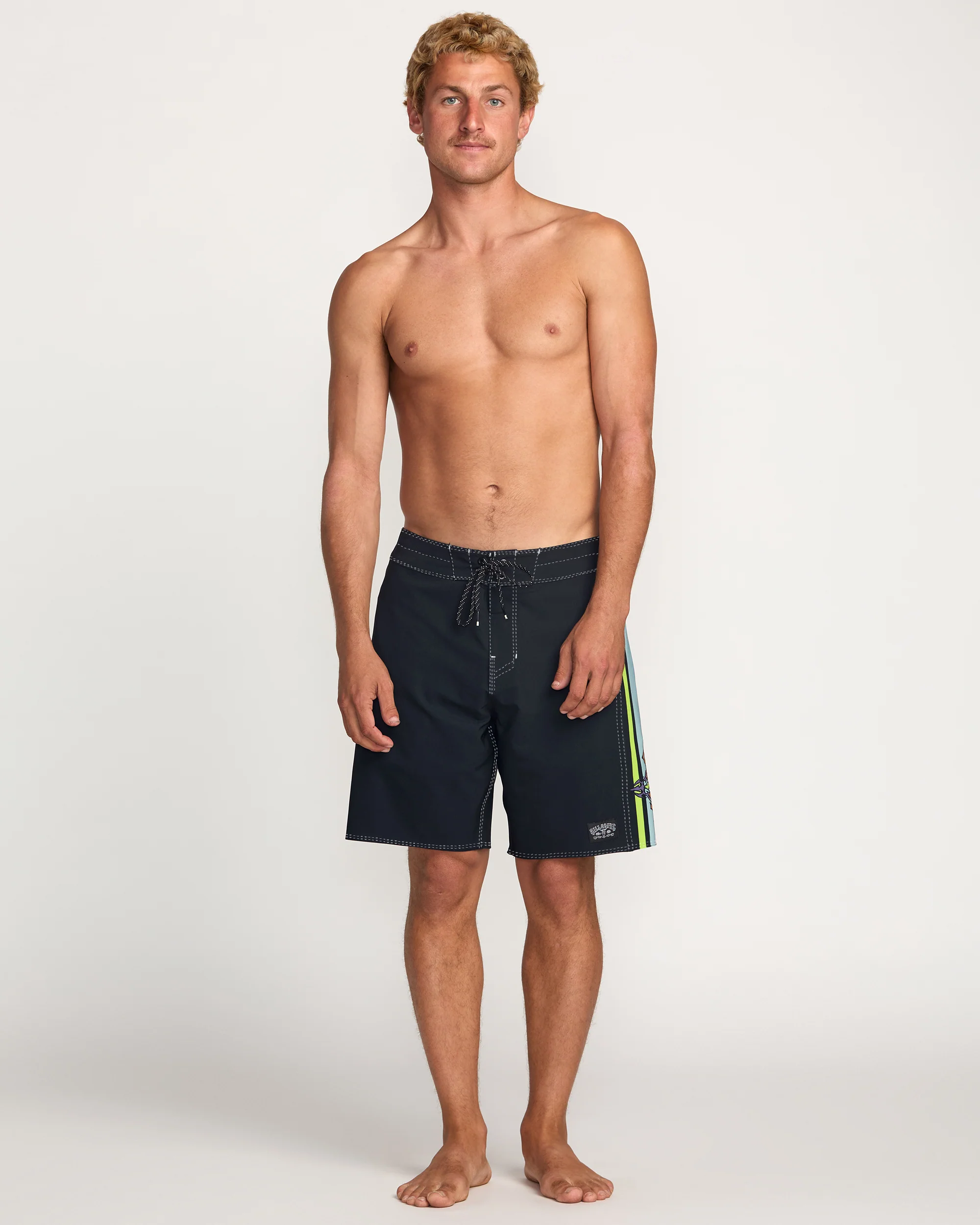 Occy Pro 19" Boardshorts - Washed Black - Image 6