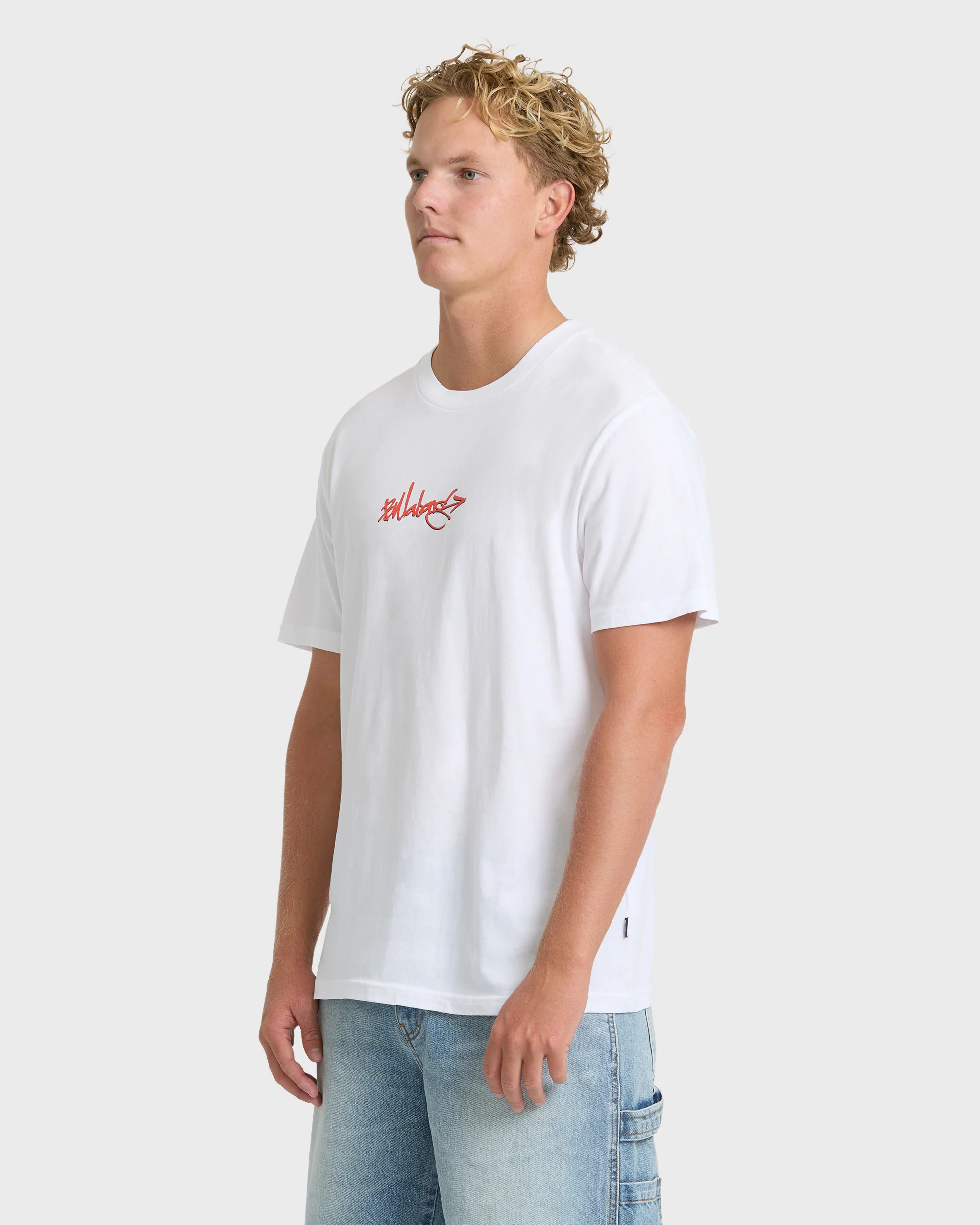 Occys Point Premium Short Sleeve Cotton T-Shirt - White - Image 3