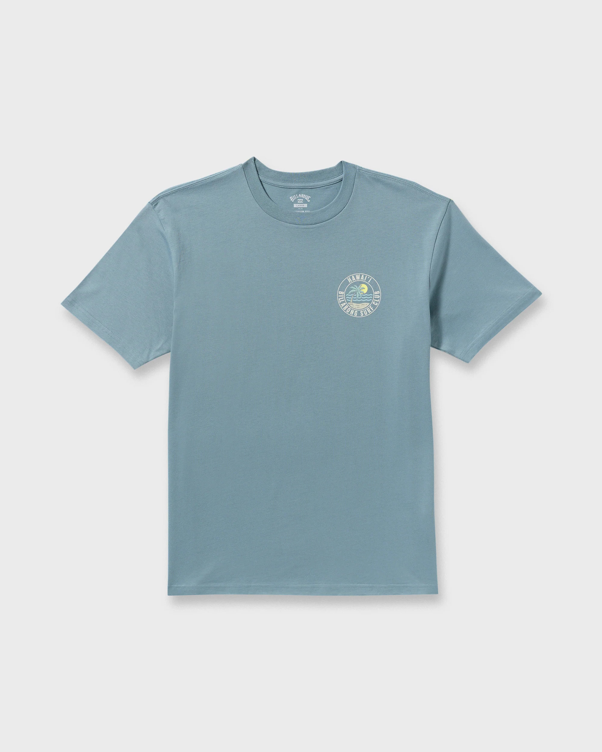 Palm Beach Hi Premium Short Sleeve T-Shirt - Washed Blue - Image 6