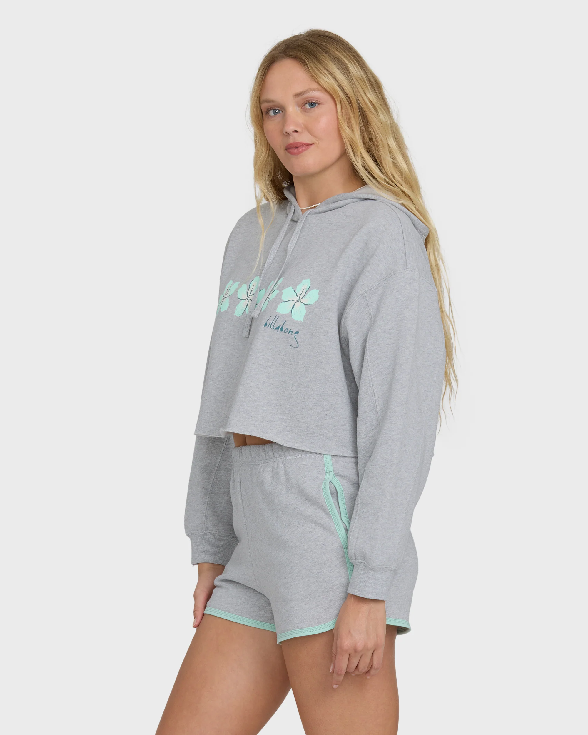 Palmer Fleece Shorts - Heather Gray - Image 3