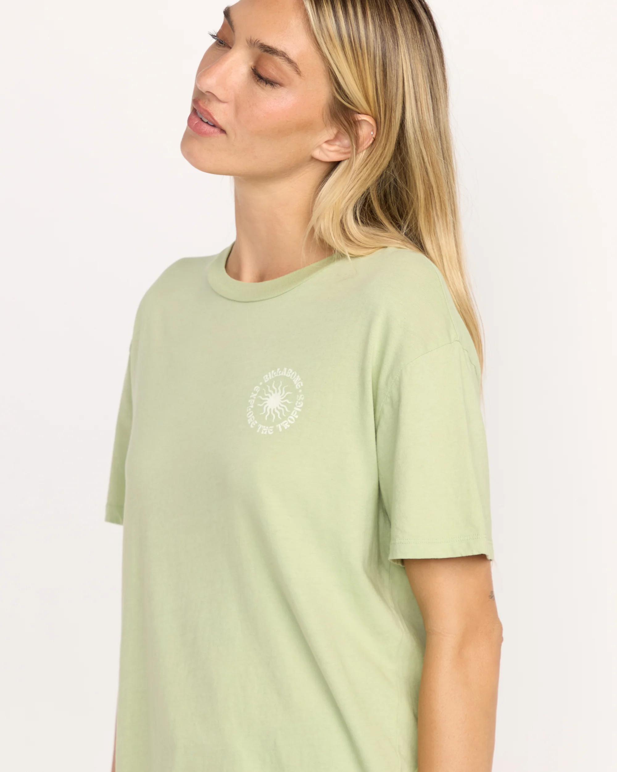 Paradise Calling Tee - Pistachio - Image 4