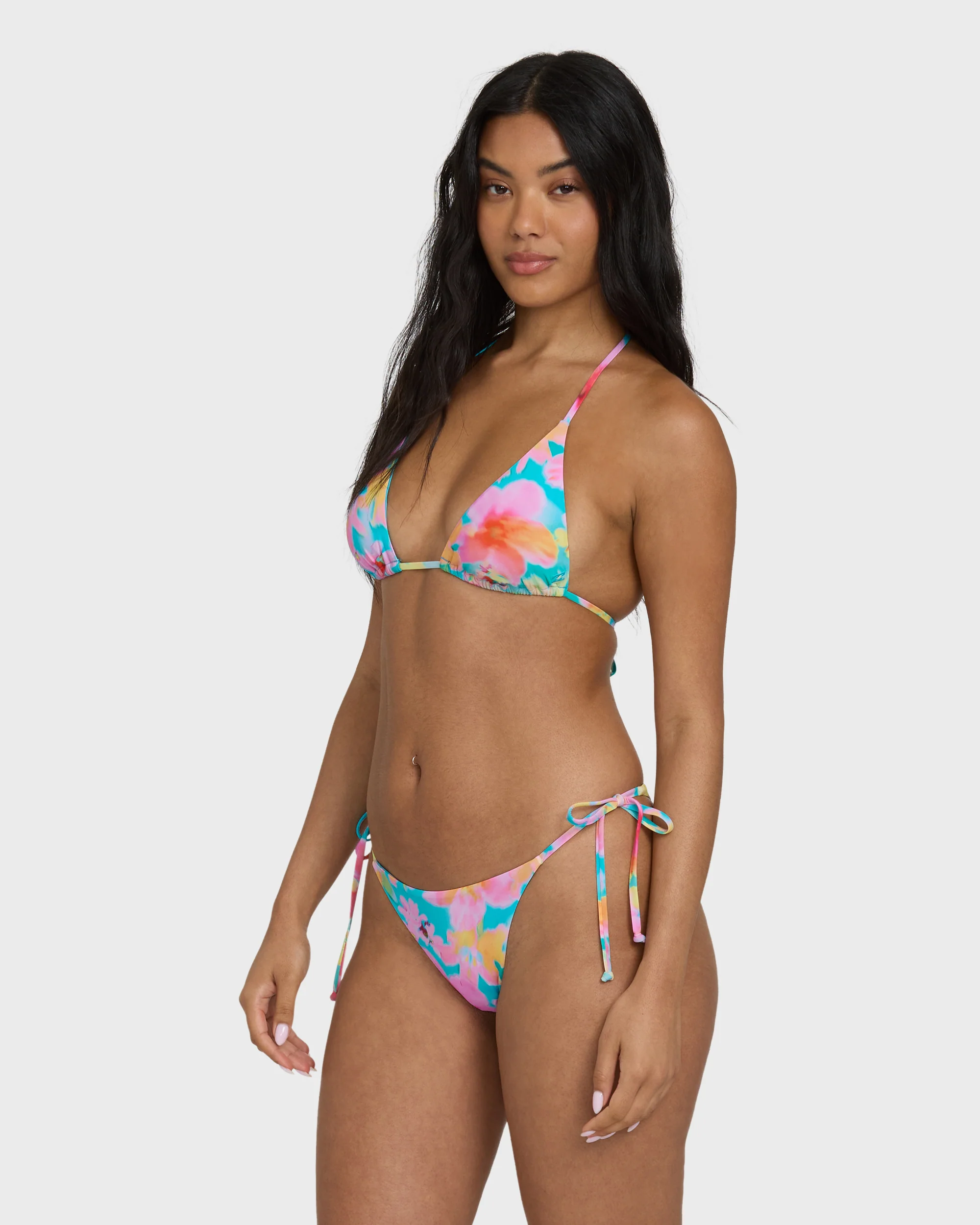 Pipe Dreams Multi Triangle Bikini Top - Bright Marine - Image 6