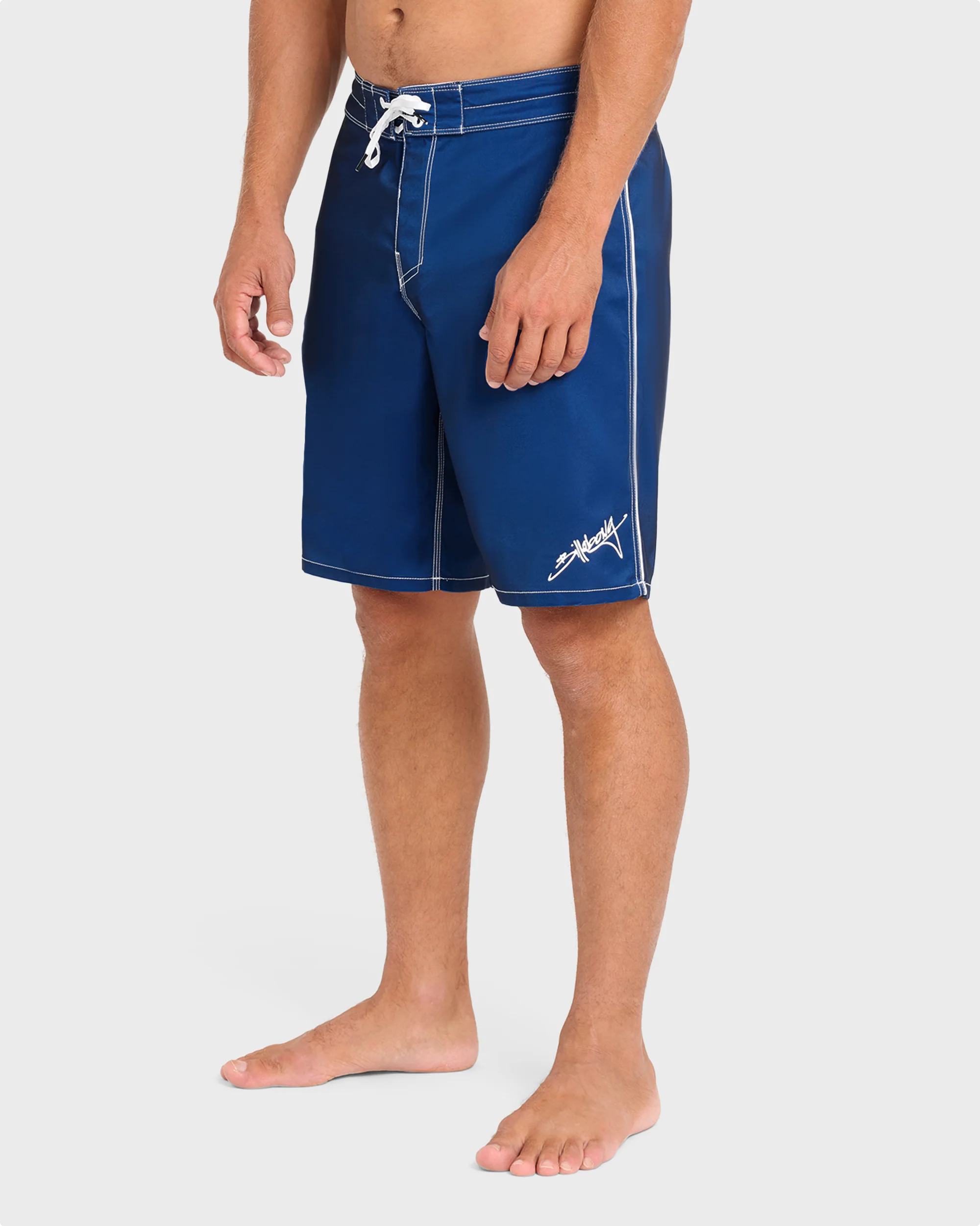 Piped Pro 19" Boardshorts - Dark Denim - Dark Denim - Image 3