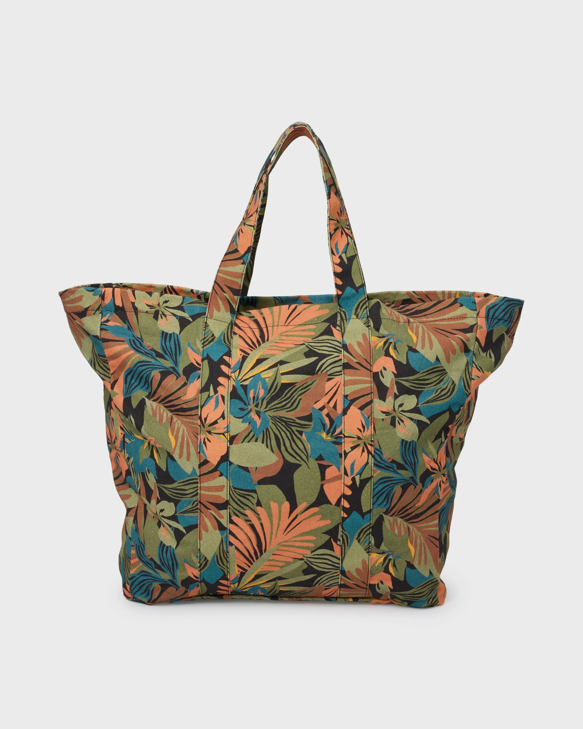 Poppins Playa Zip Top Tote - Black Multi - Image 3