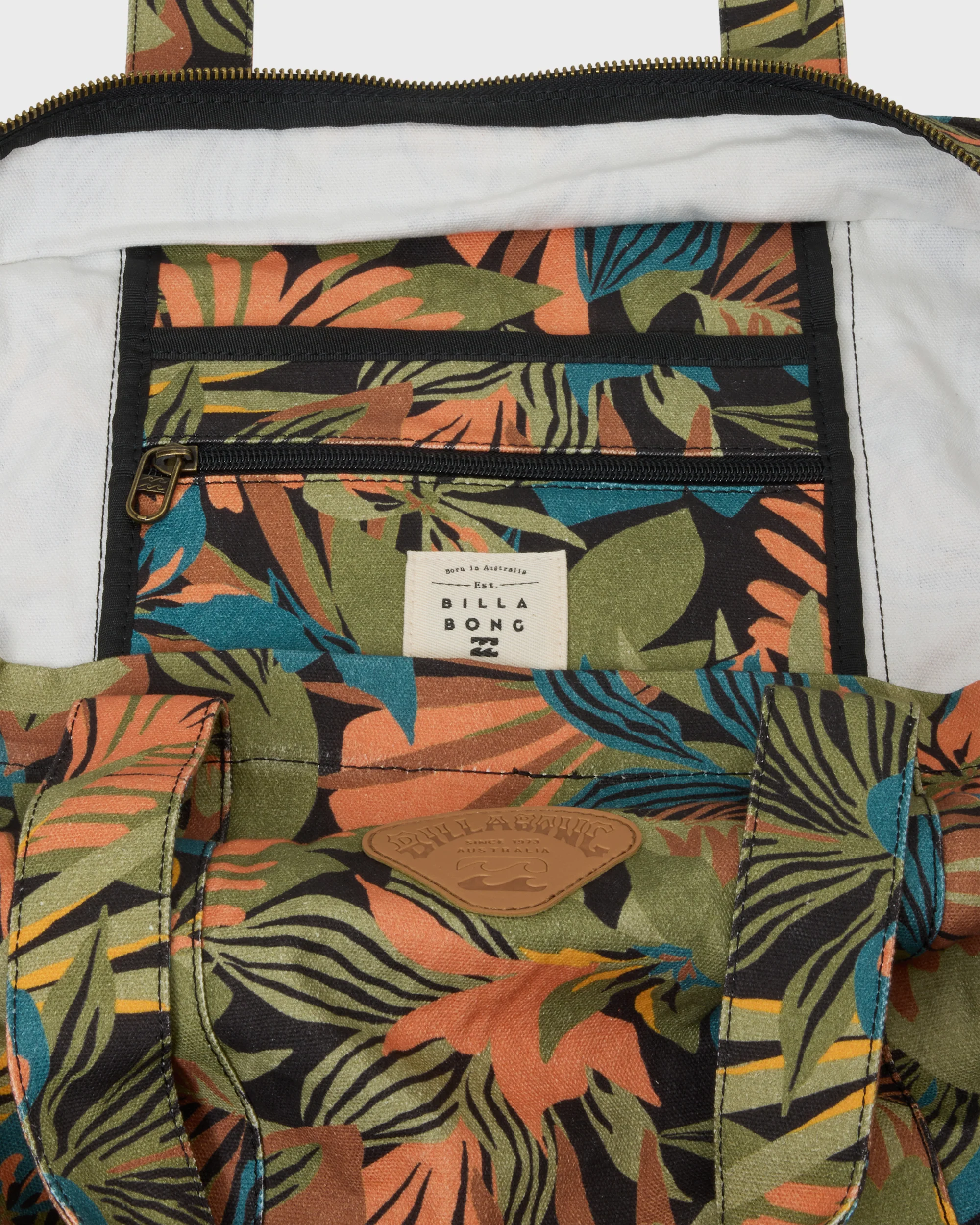 Poppins Playa Zip Top Tote - Black Multi - Image 5