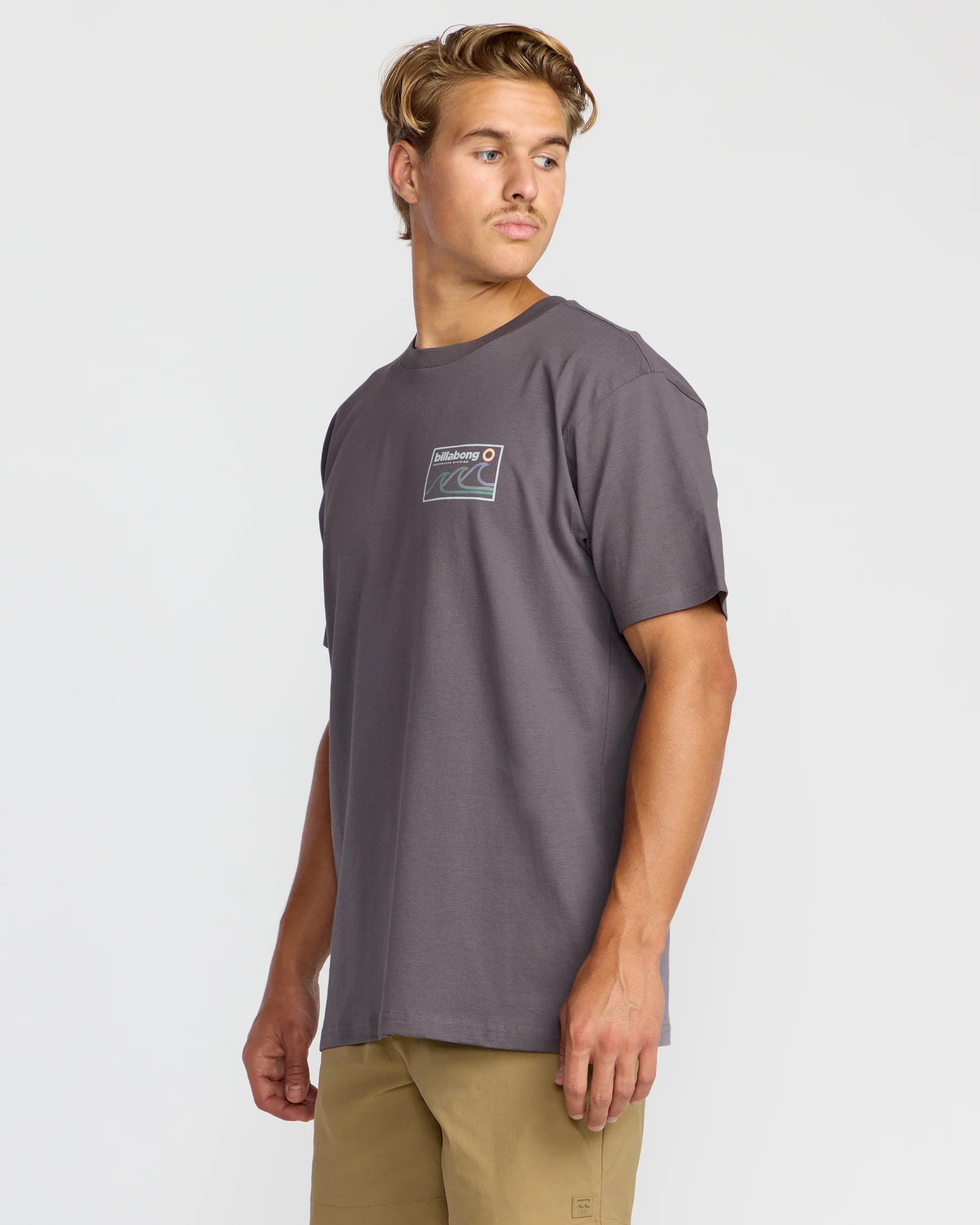 Range A/Div Short Sleeve T-Shirt - Grey Violet - Image 4