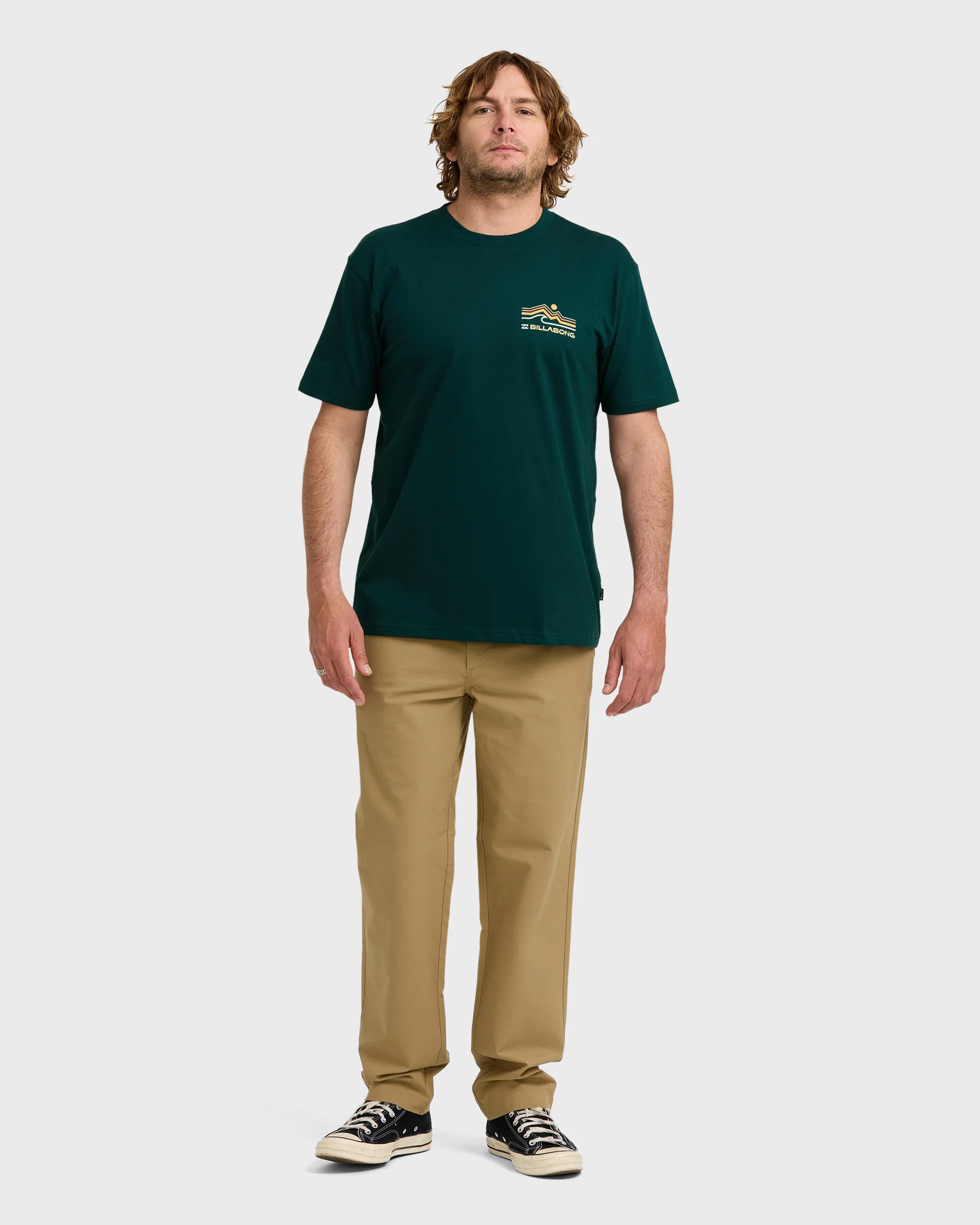 A/Div Range Short Sleeve T-Shirt - Spruce Green - Image 3
