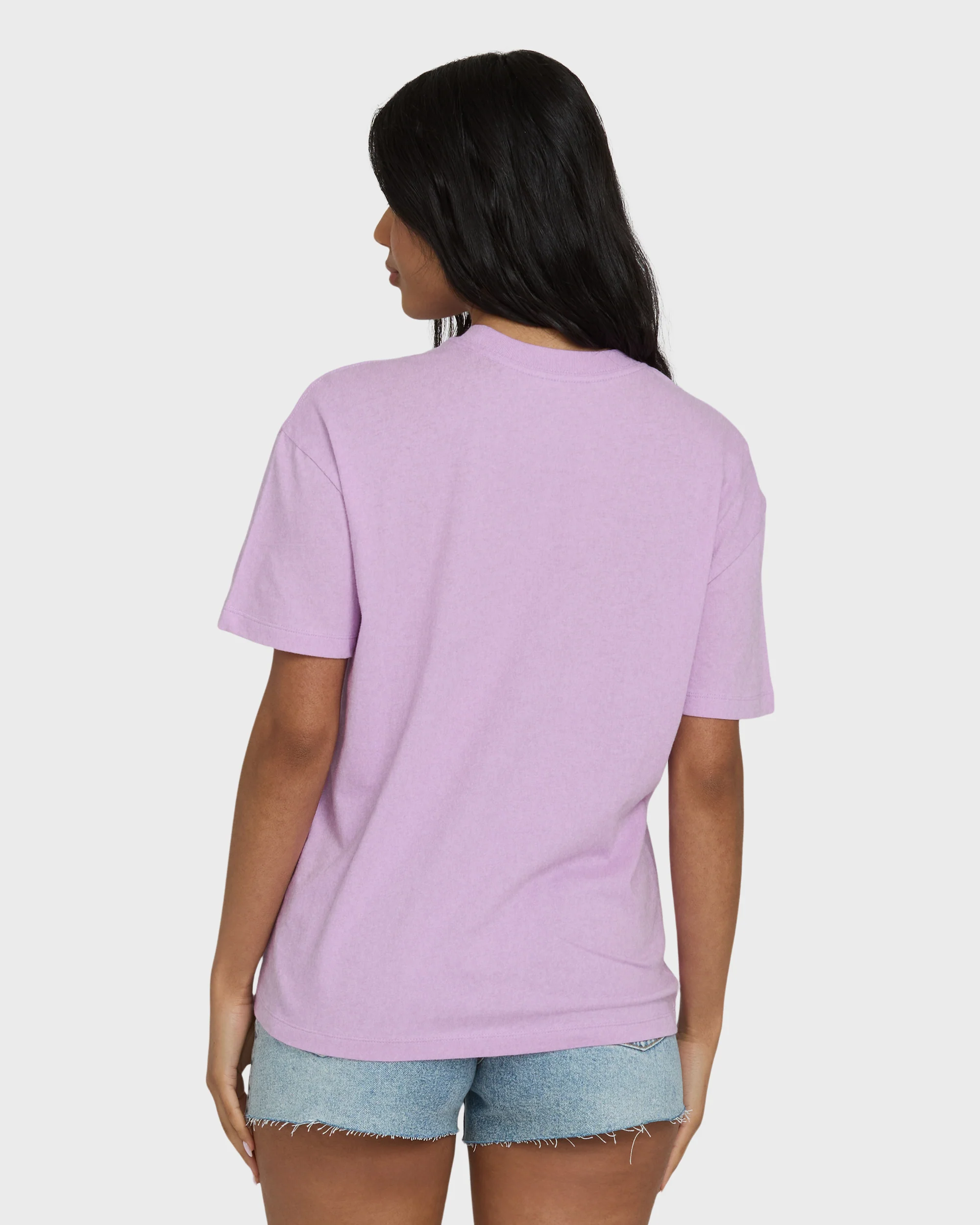 Reach High Short Sleeve Knit Graphic T-Shirt - Vintage Violet - Image 2