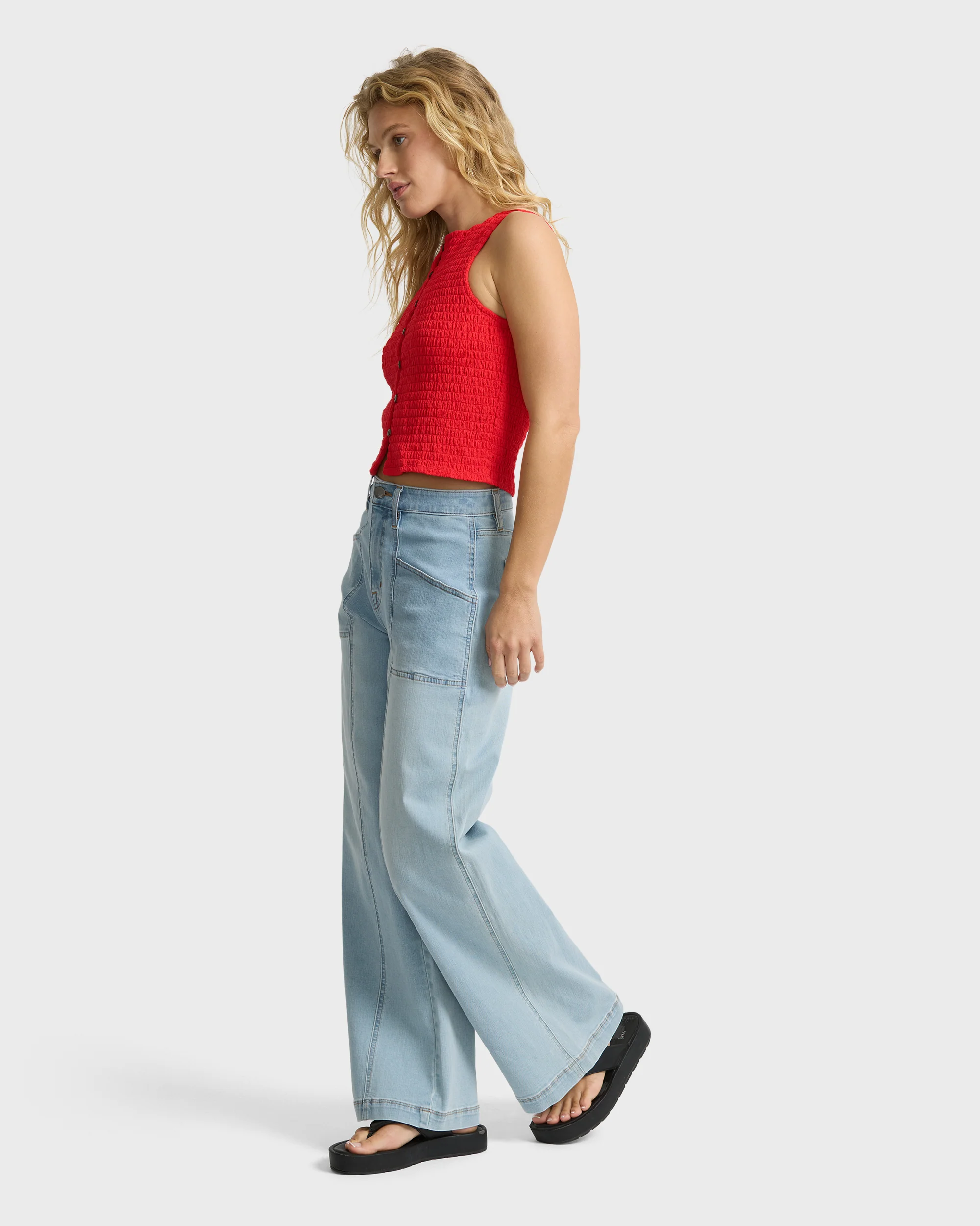 Rival Relaxed Jeans - Surf Spray - Image 3