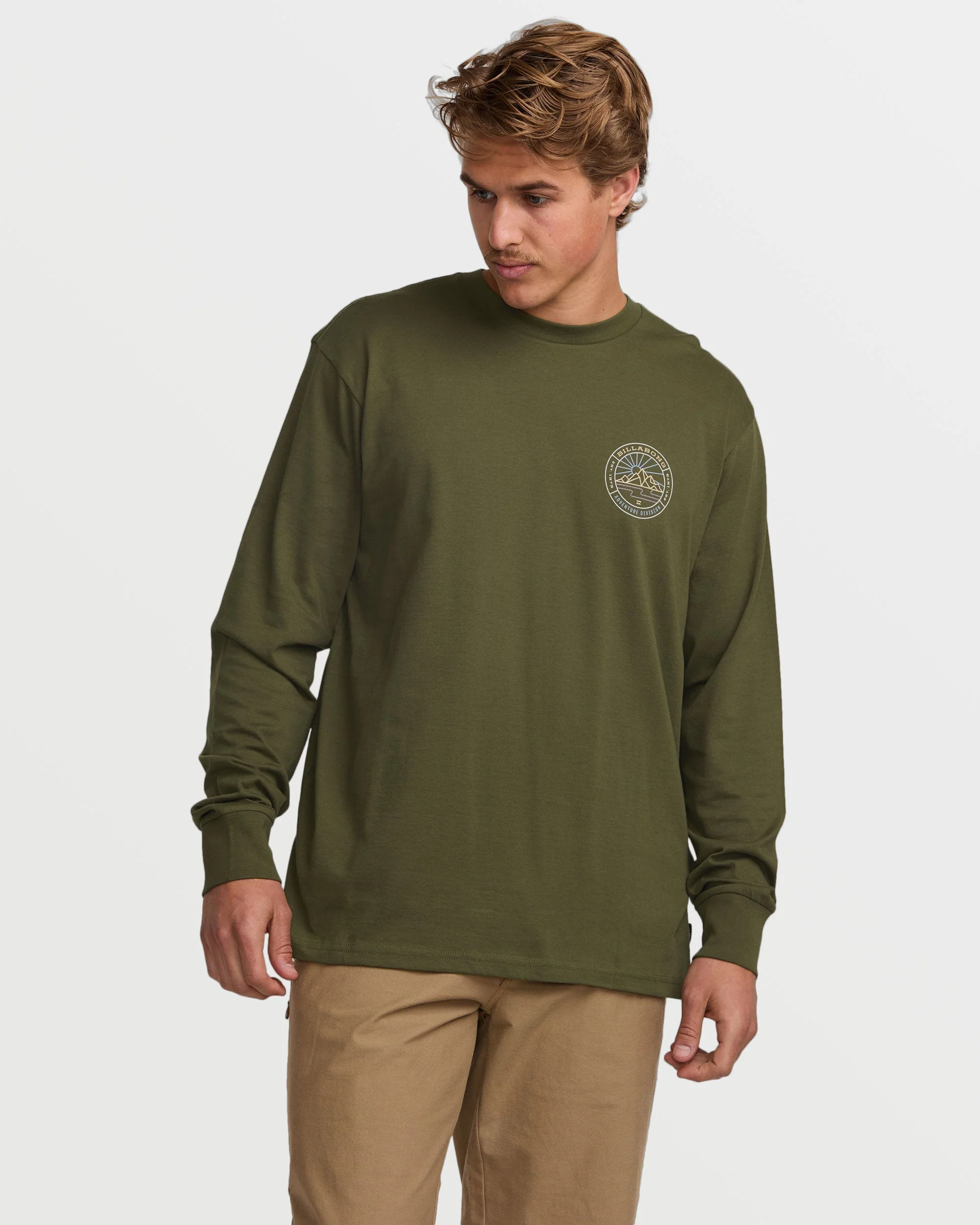 Rockies A/Div Long Sleeve Tee - Olive - Image 2