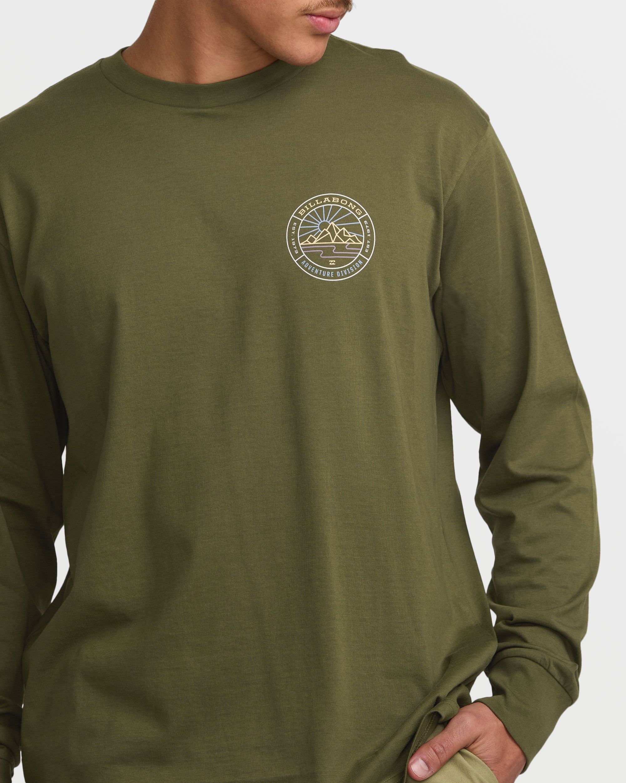 Rockies A/Div Long Sleeve Tee - Olive - Image 4