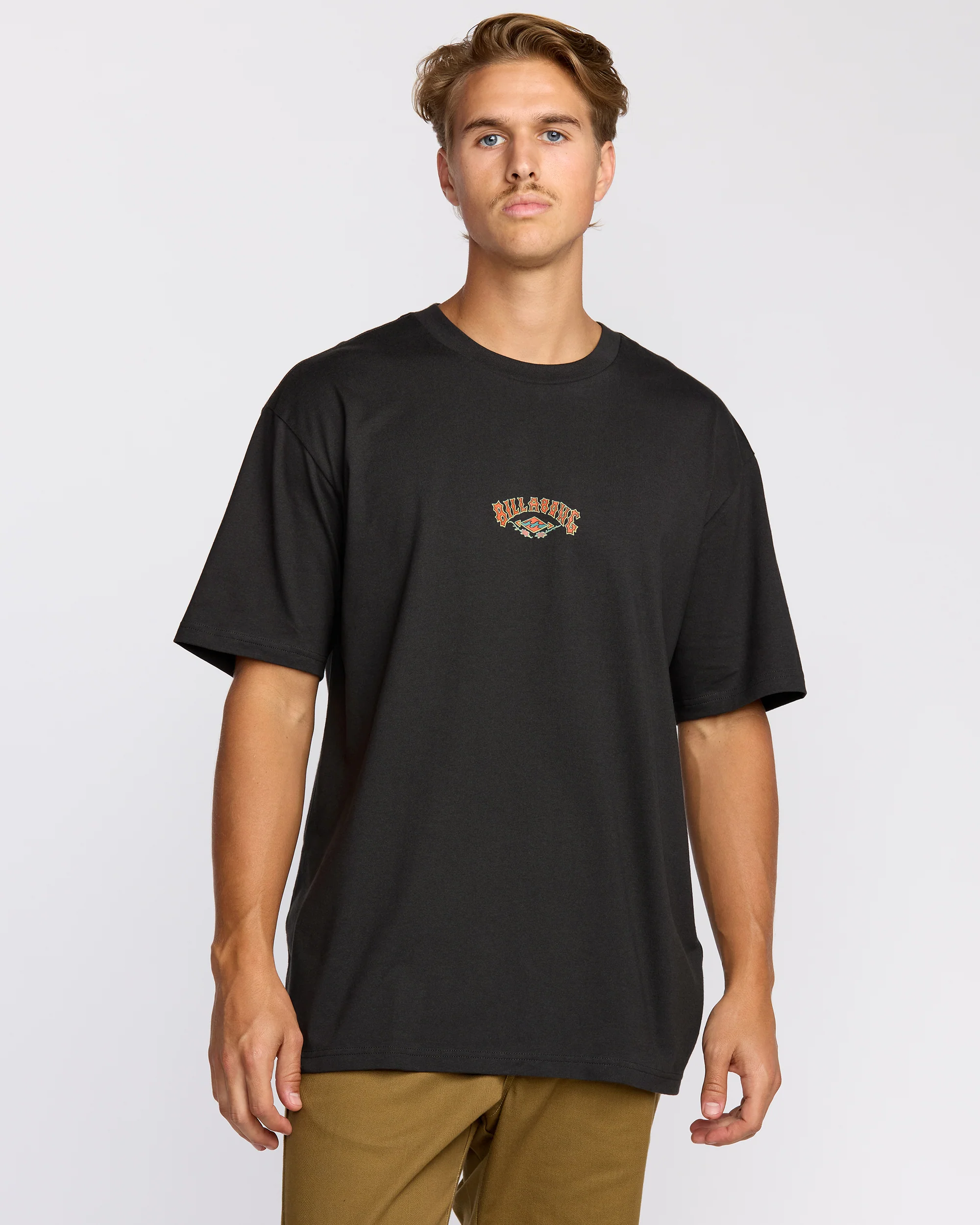 Rose Arch Regular Short Sleeve T-Shirt - Washed Black - Image 2