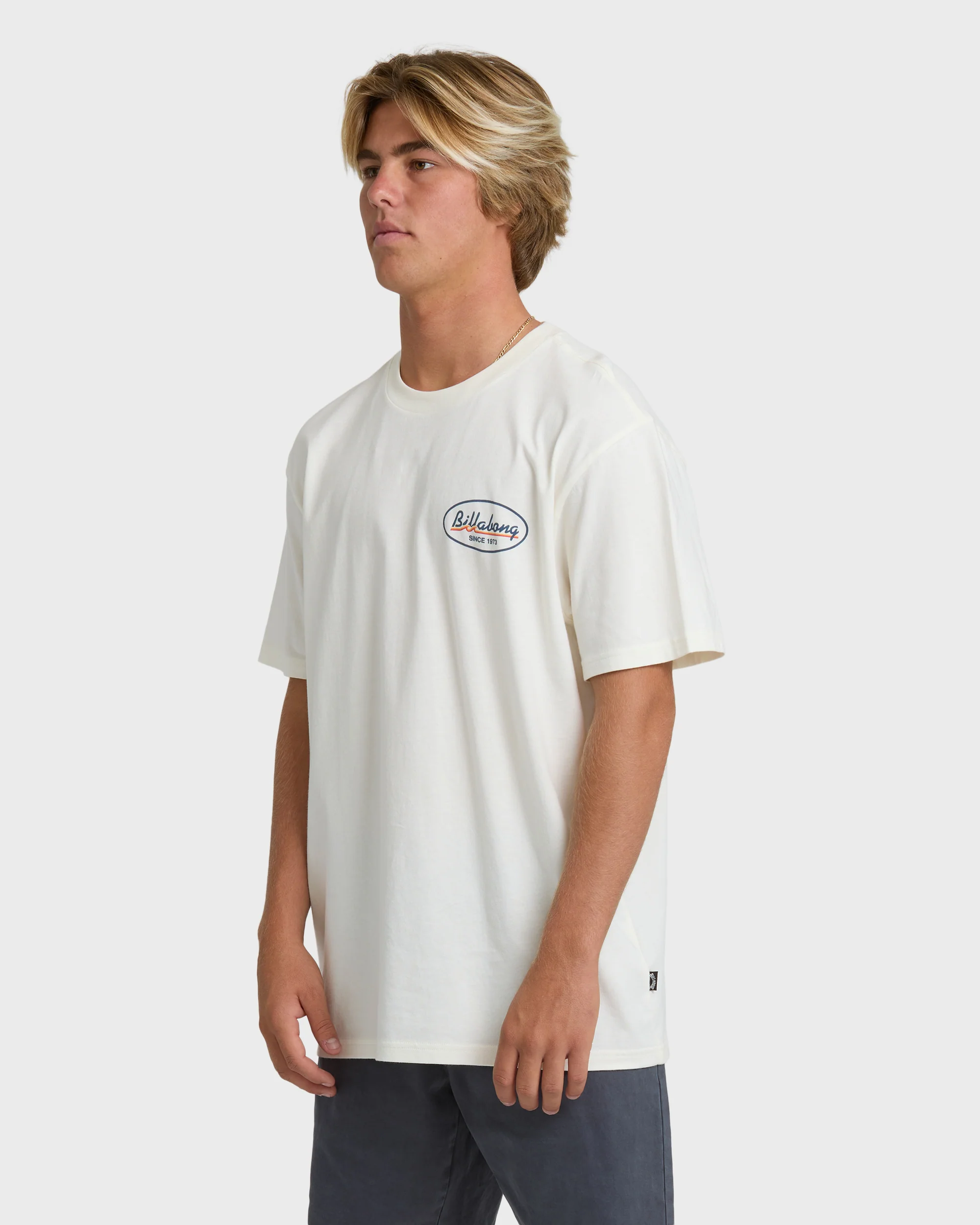 Runner Premium Short Sleeve T-Shirt - Off White - Image 3