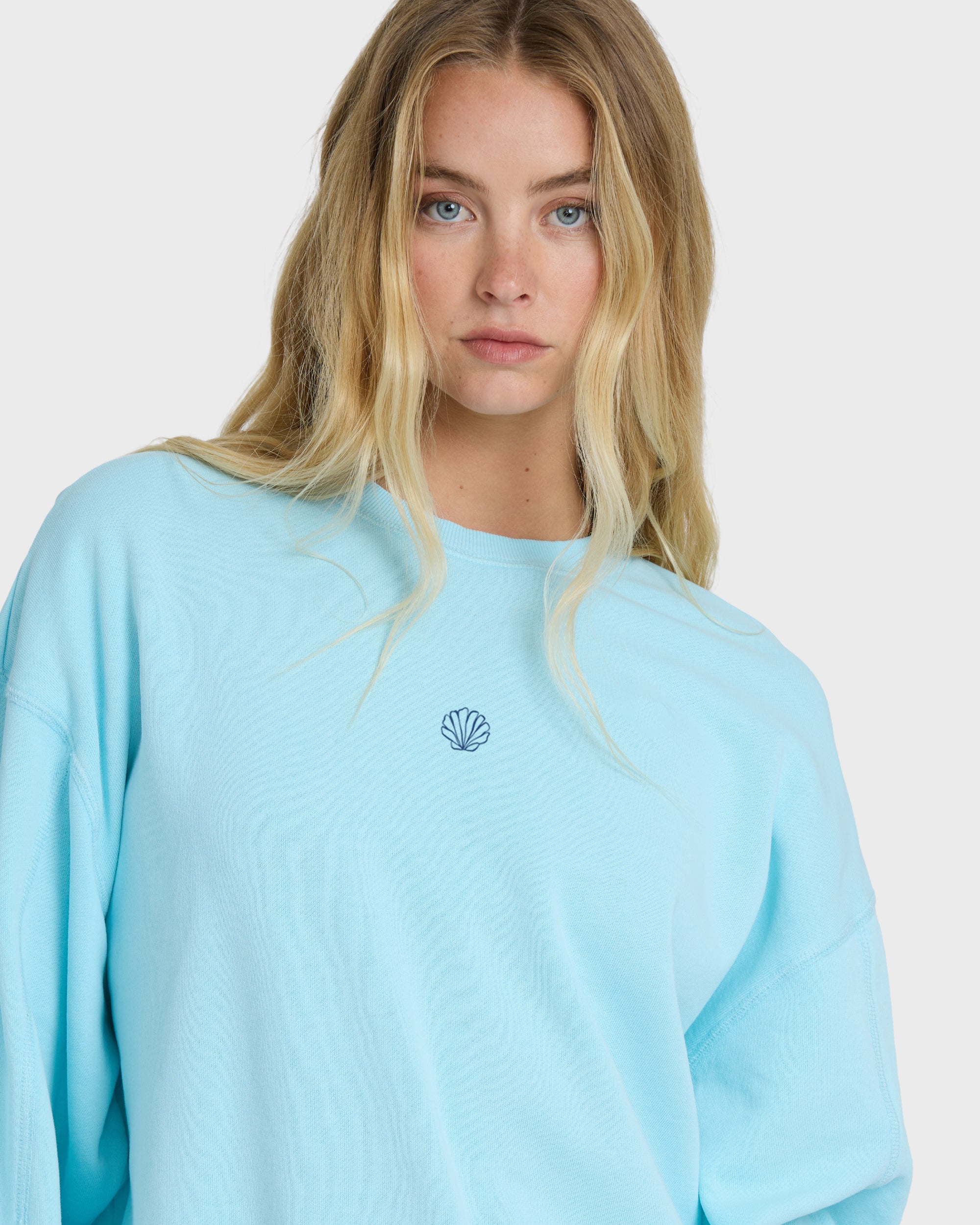 Sanibel Kendal Crewneck Sweatshirt - Pool Blue - Image 4