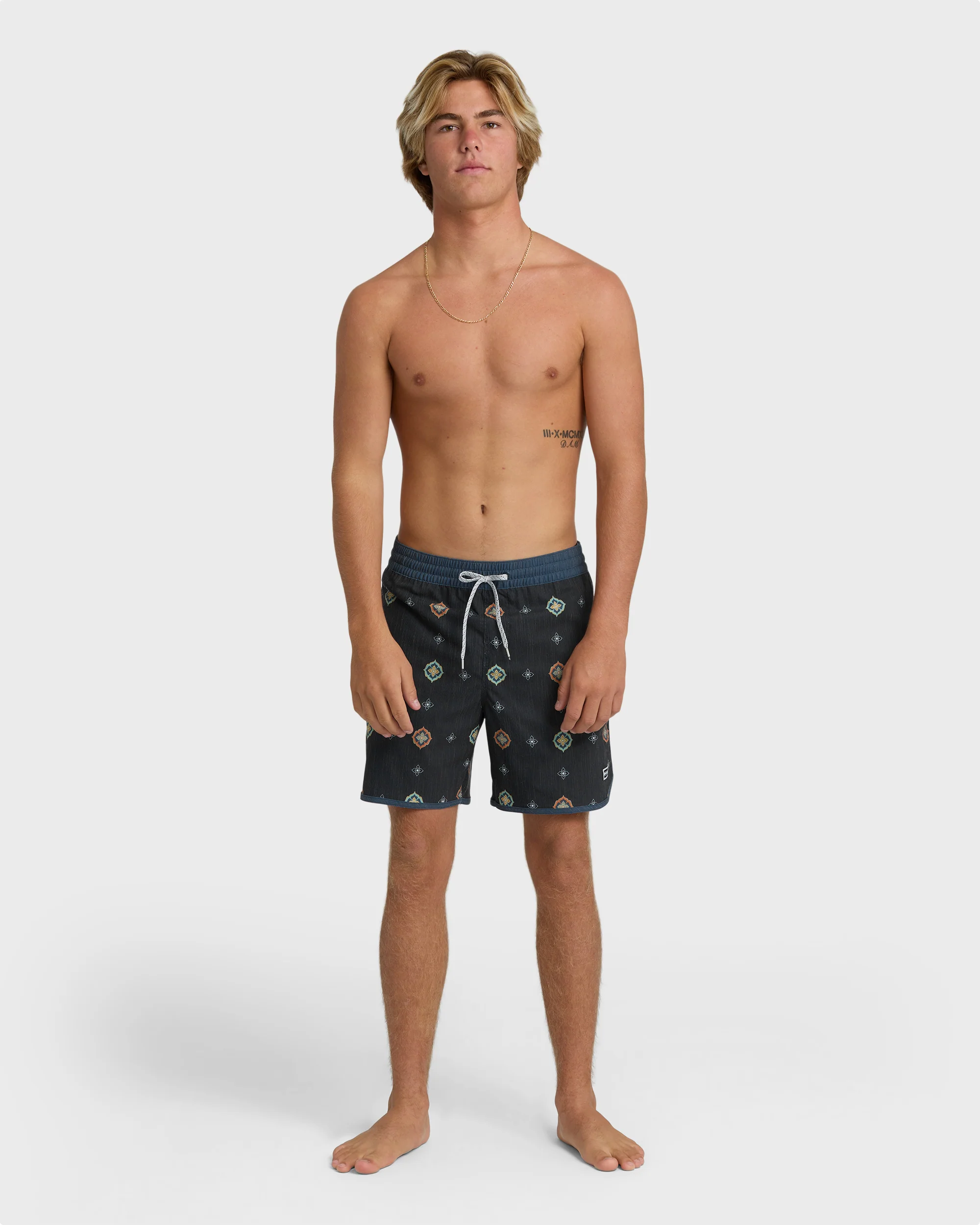 Seventy Three Layback 16" Trunks - Navy - Image 4