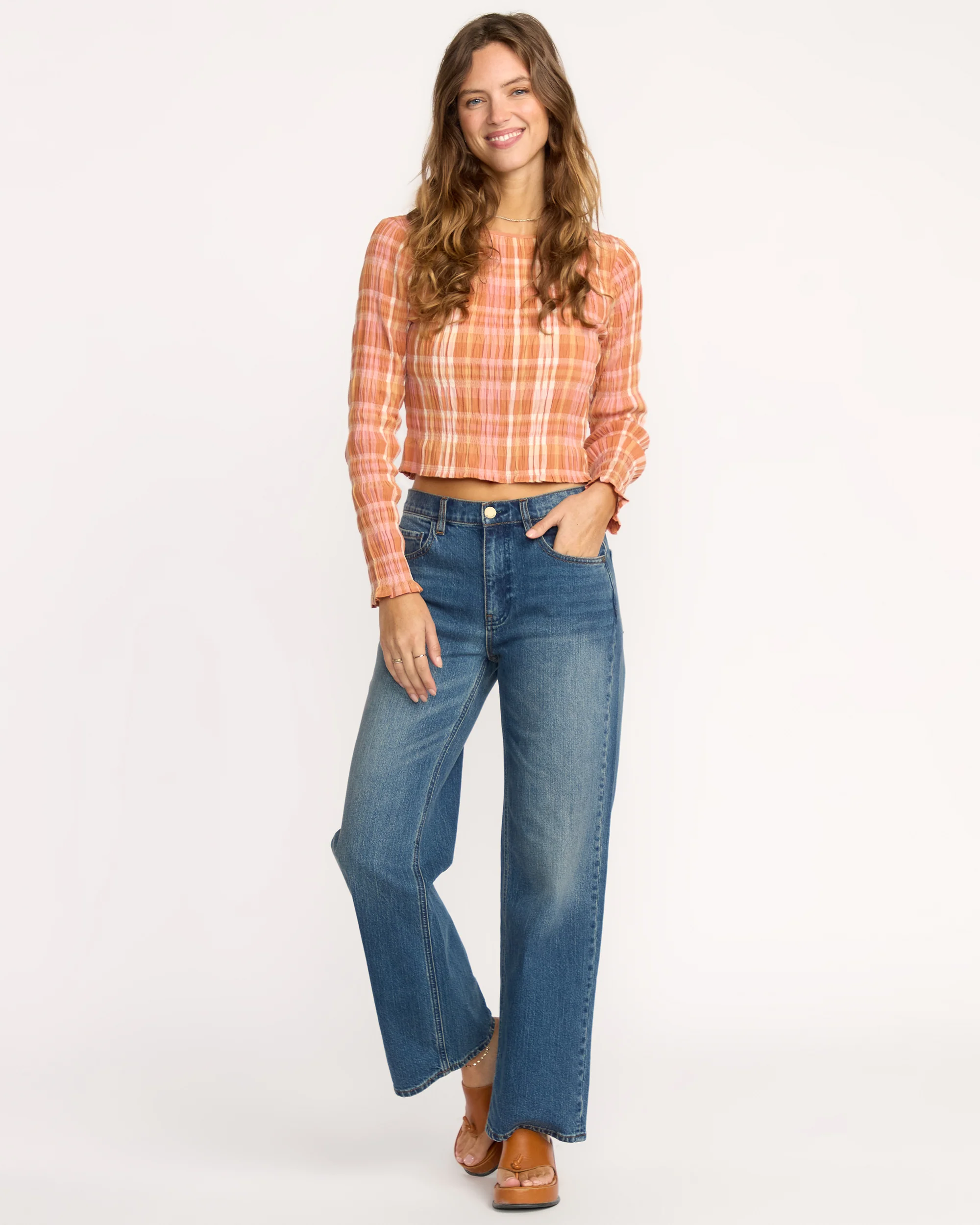 Shifter Straight Leg Pants - Dirty Vintage Blue - Image 4