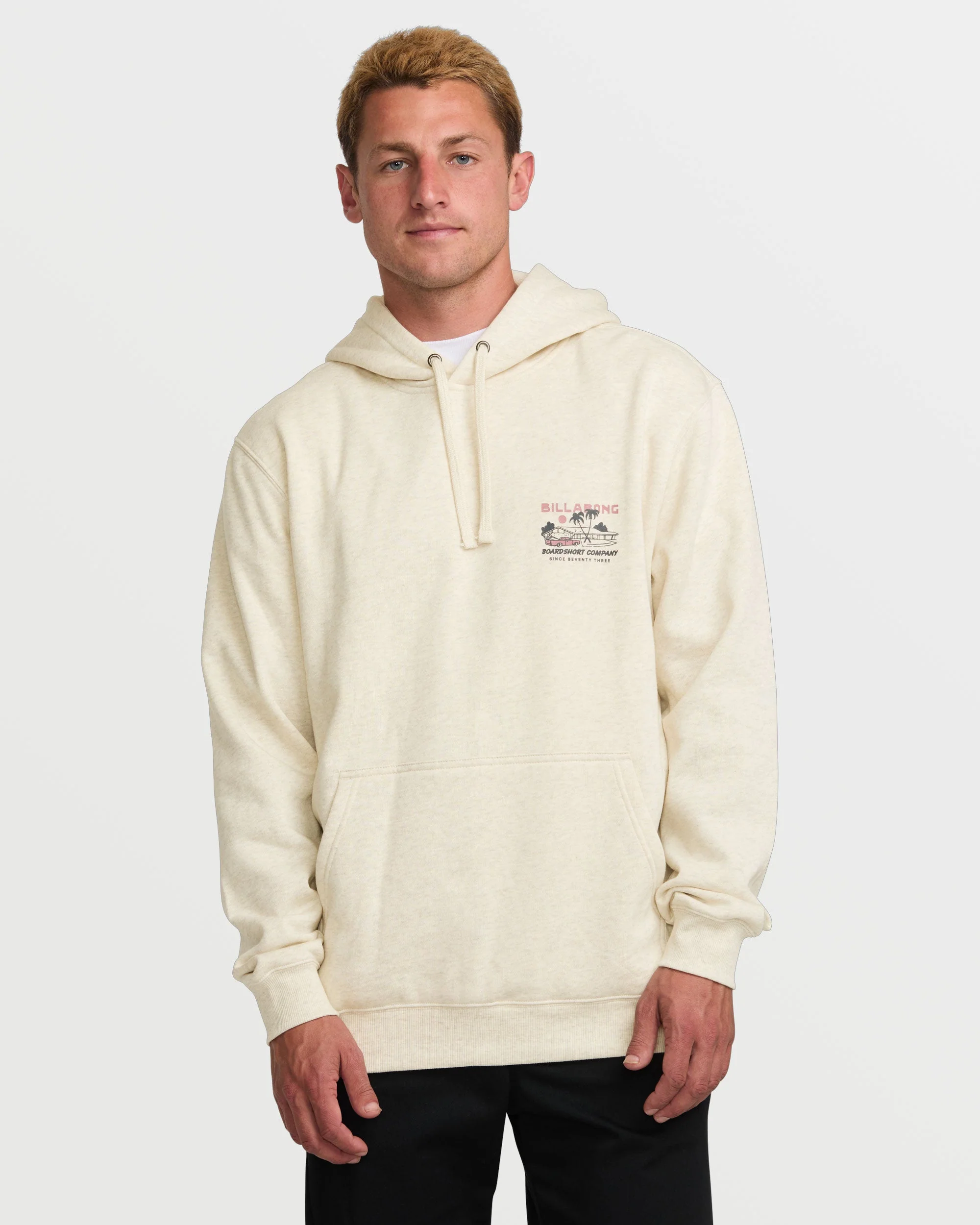 Short Sands Pullover Hoodie - Desert Sand Heather - Image 2