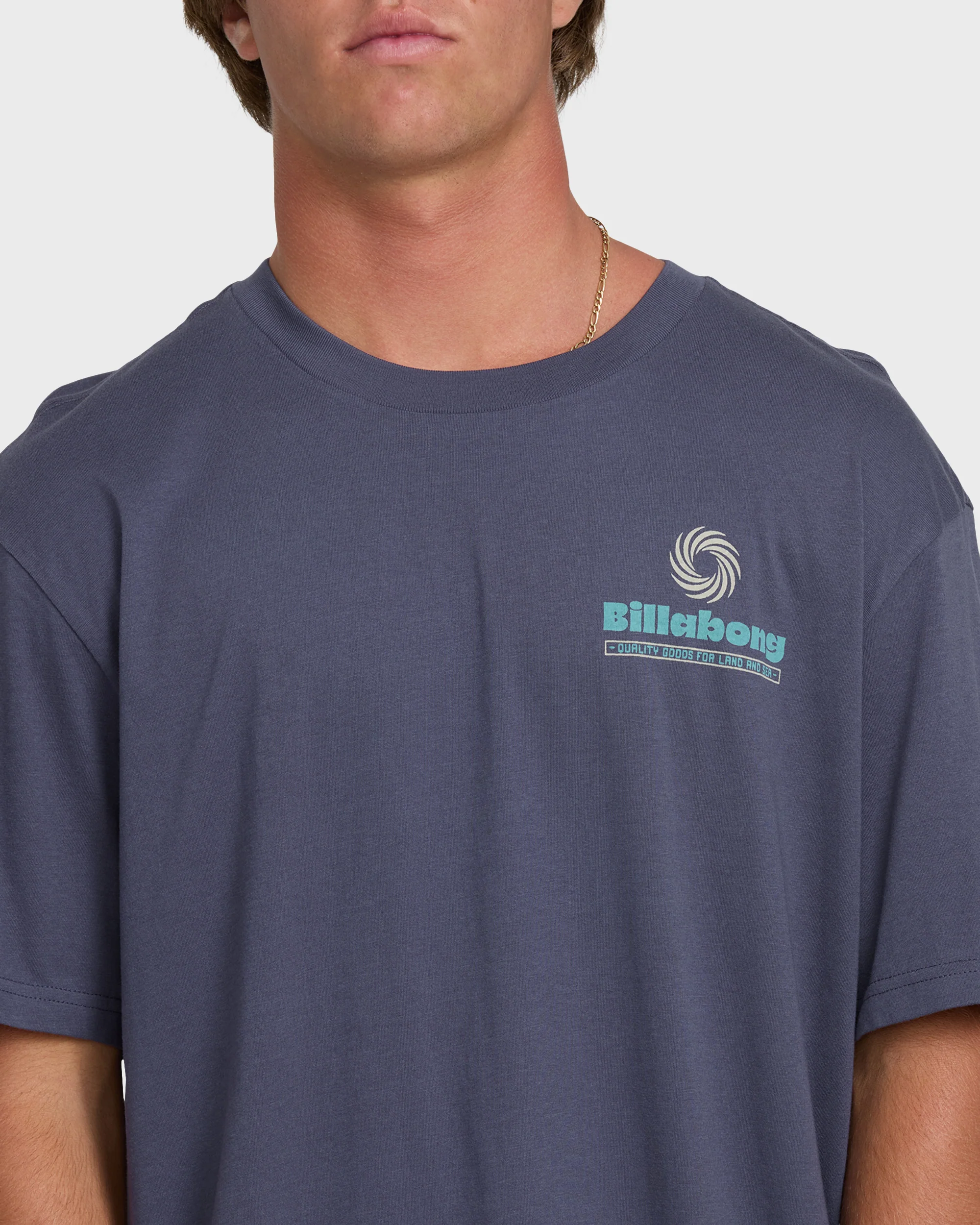 Single Fin Premium Short Sleeve Knit T-Shirt - Graystone - Image 5
