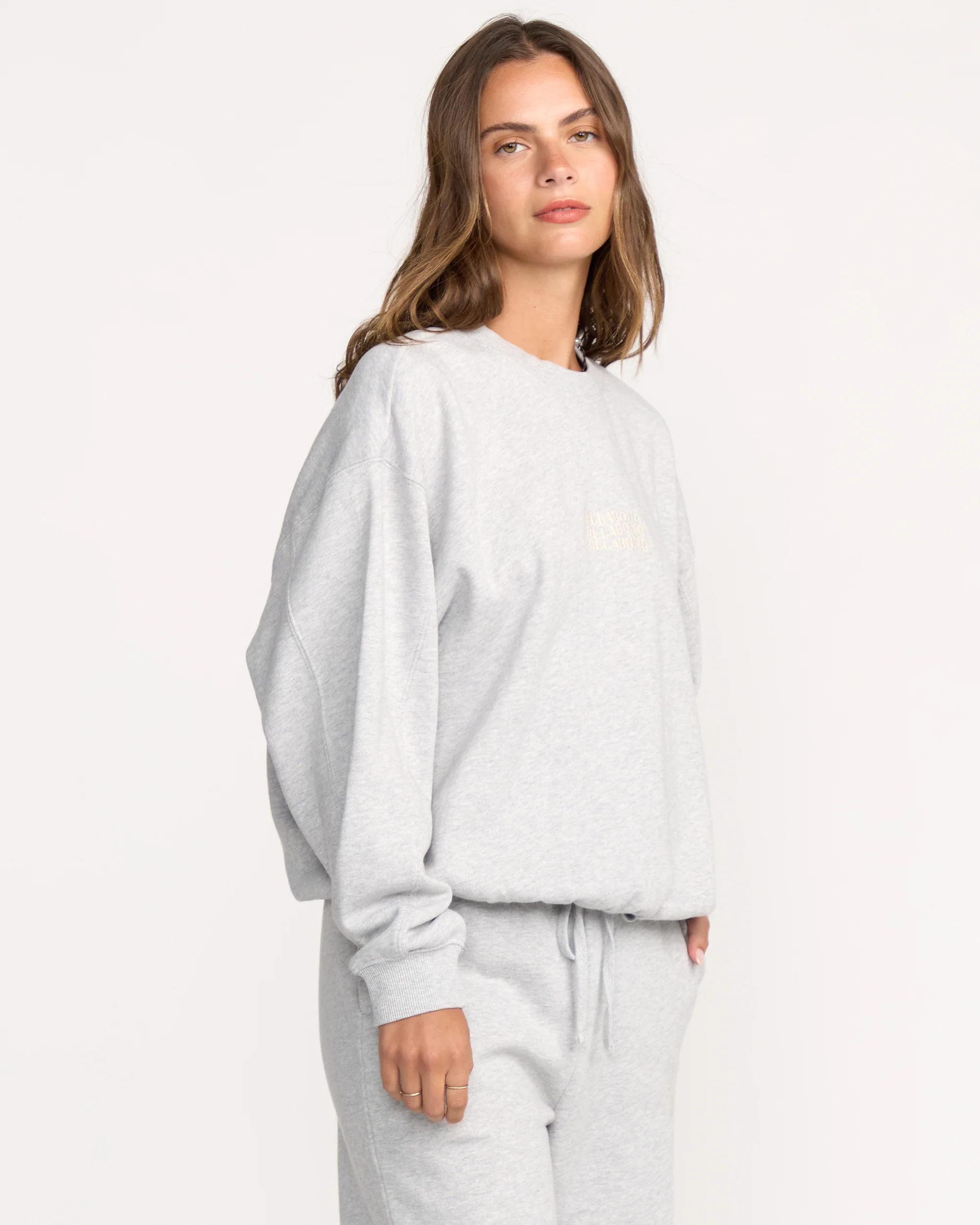 So Sunny Kendal Crewneck Sweatshirt - Heather Grey - Image 4