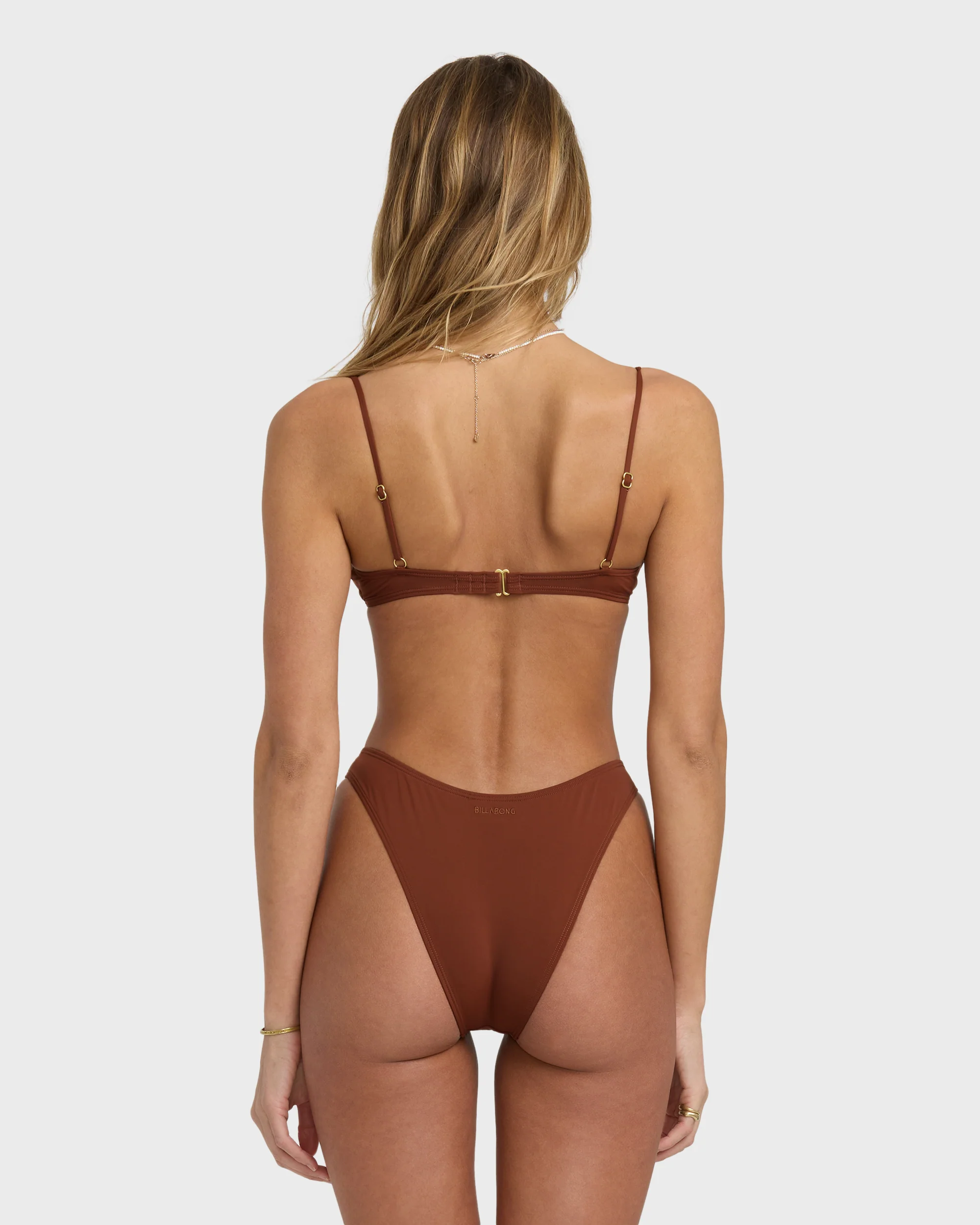 Sol Searcher Jaclyn Crop Bikini Top - Cowhide - Image 3