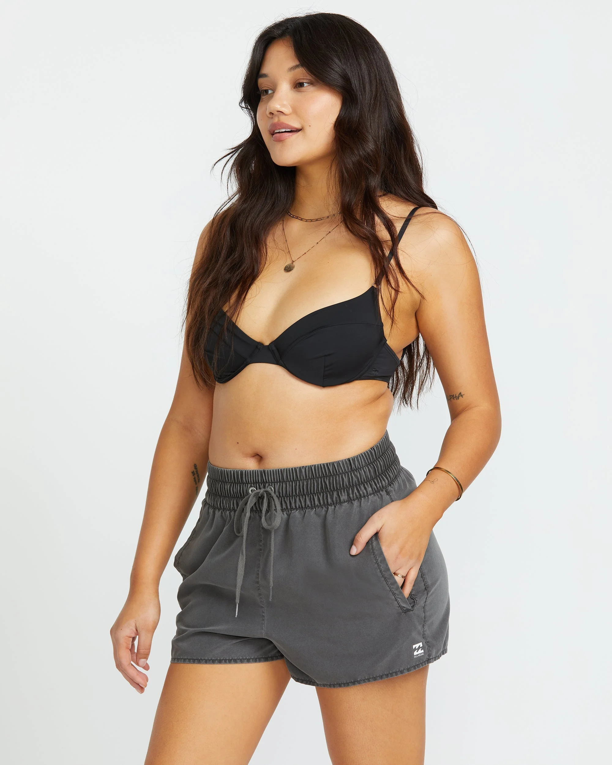 Sol Searcher Boardshorts - Black Pebble - Image 3