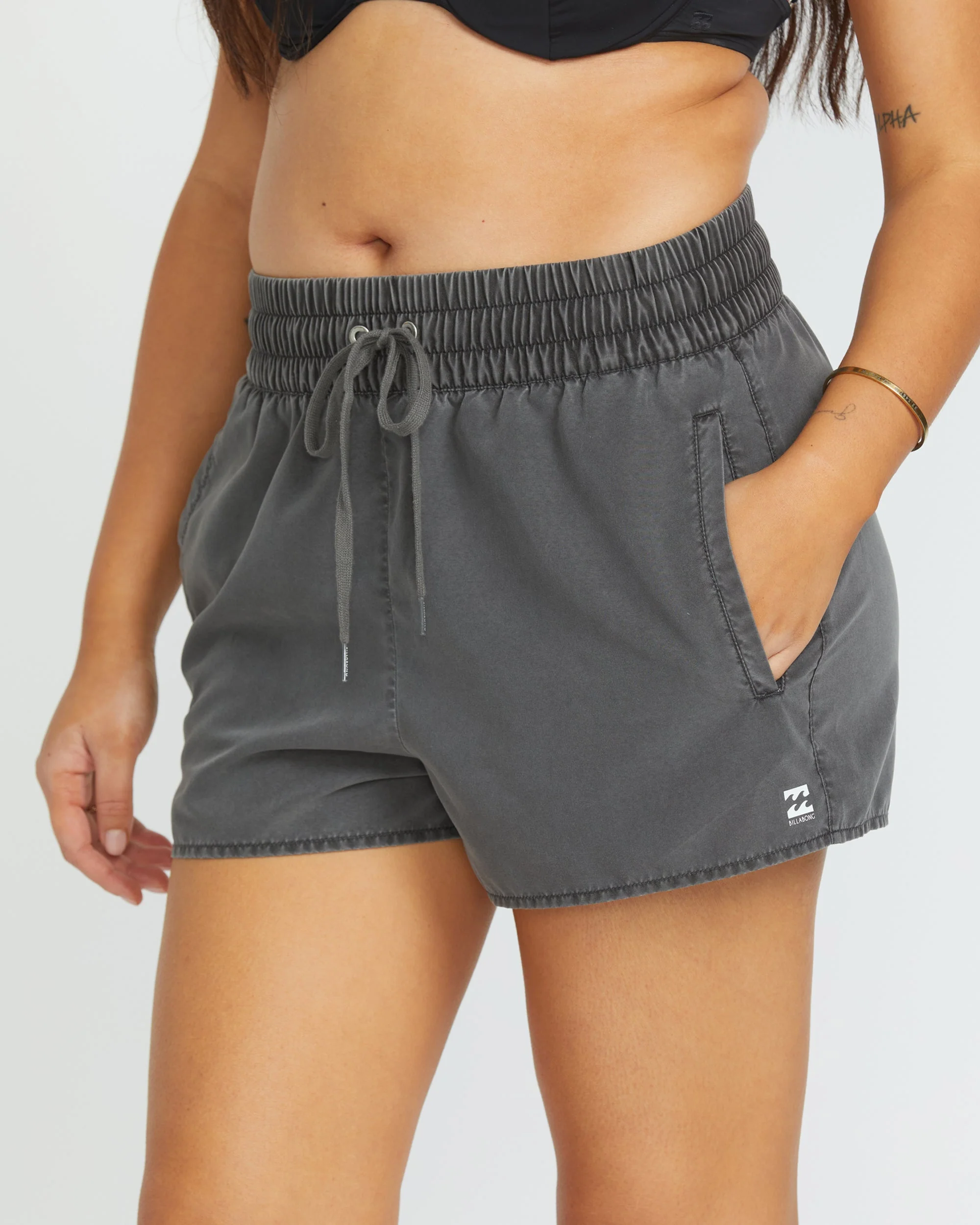 Sol Searcher Boardshorts - Black Pebble - Image 5