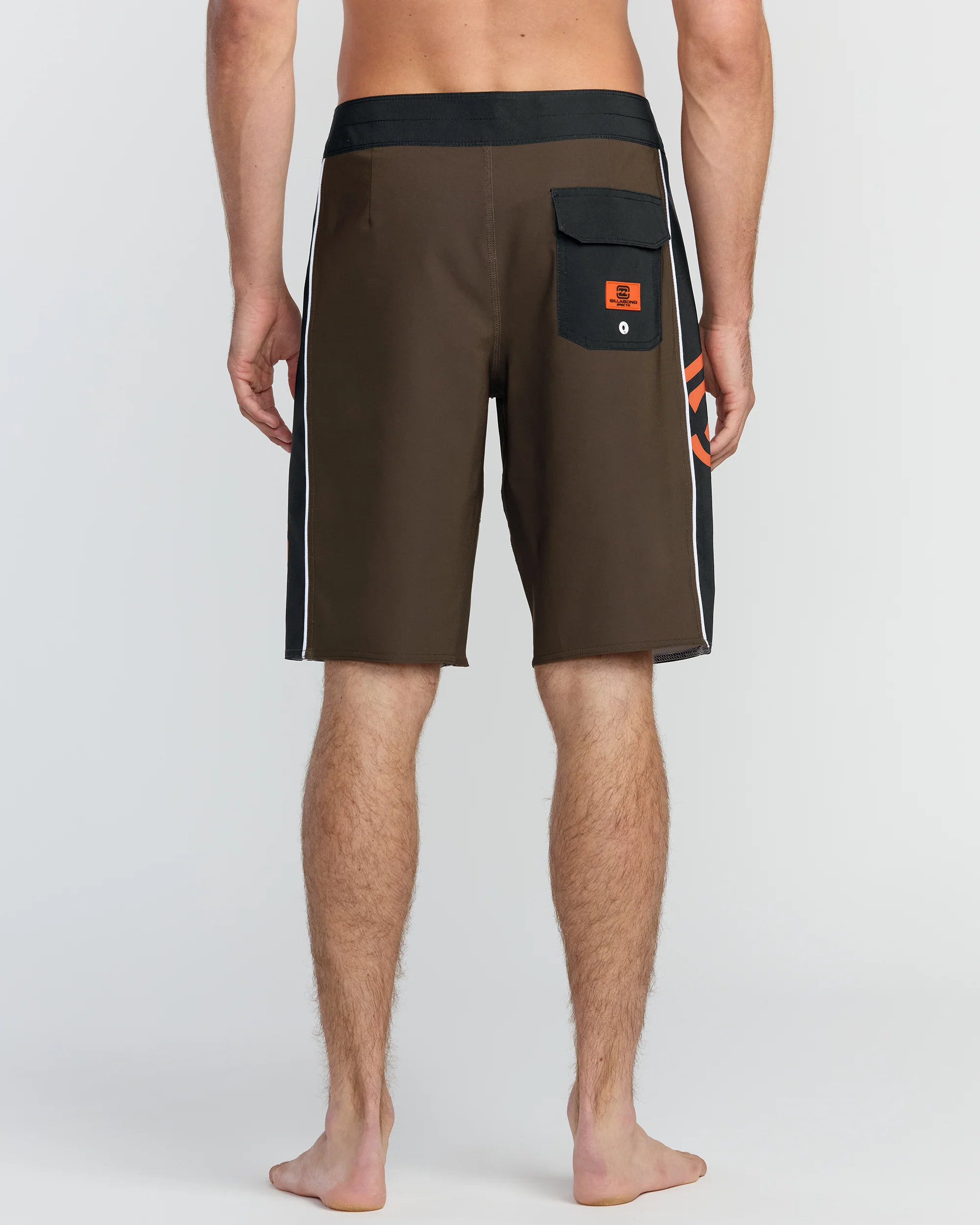 Spec 73 D Bah 2.0 Pro 20" Boardshorts - Dark Brown - Image 2