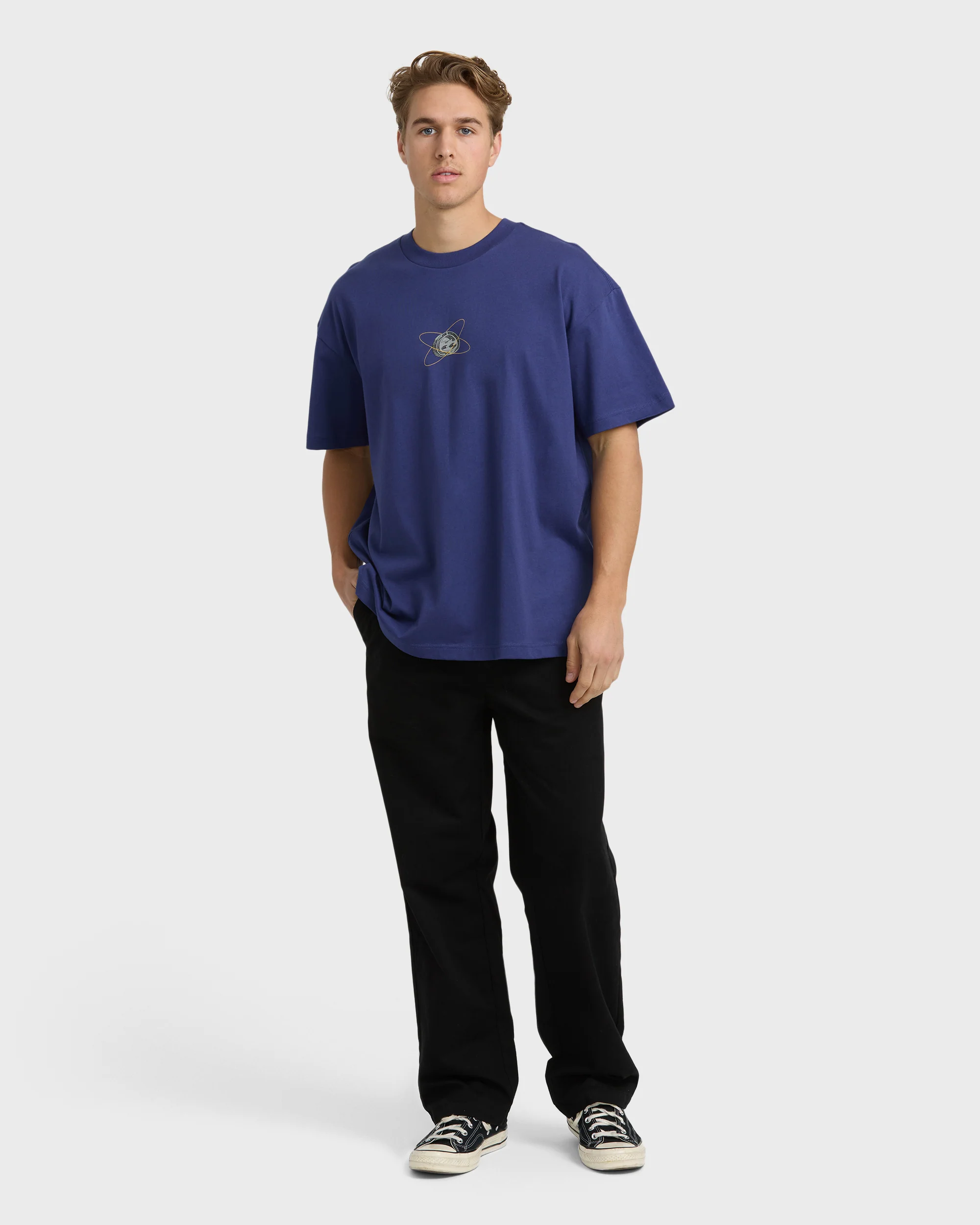 Spec 73 OG Short Sleeve T-Shirt - Vintage Indigo - Image 3