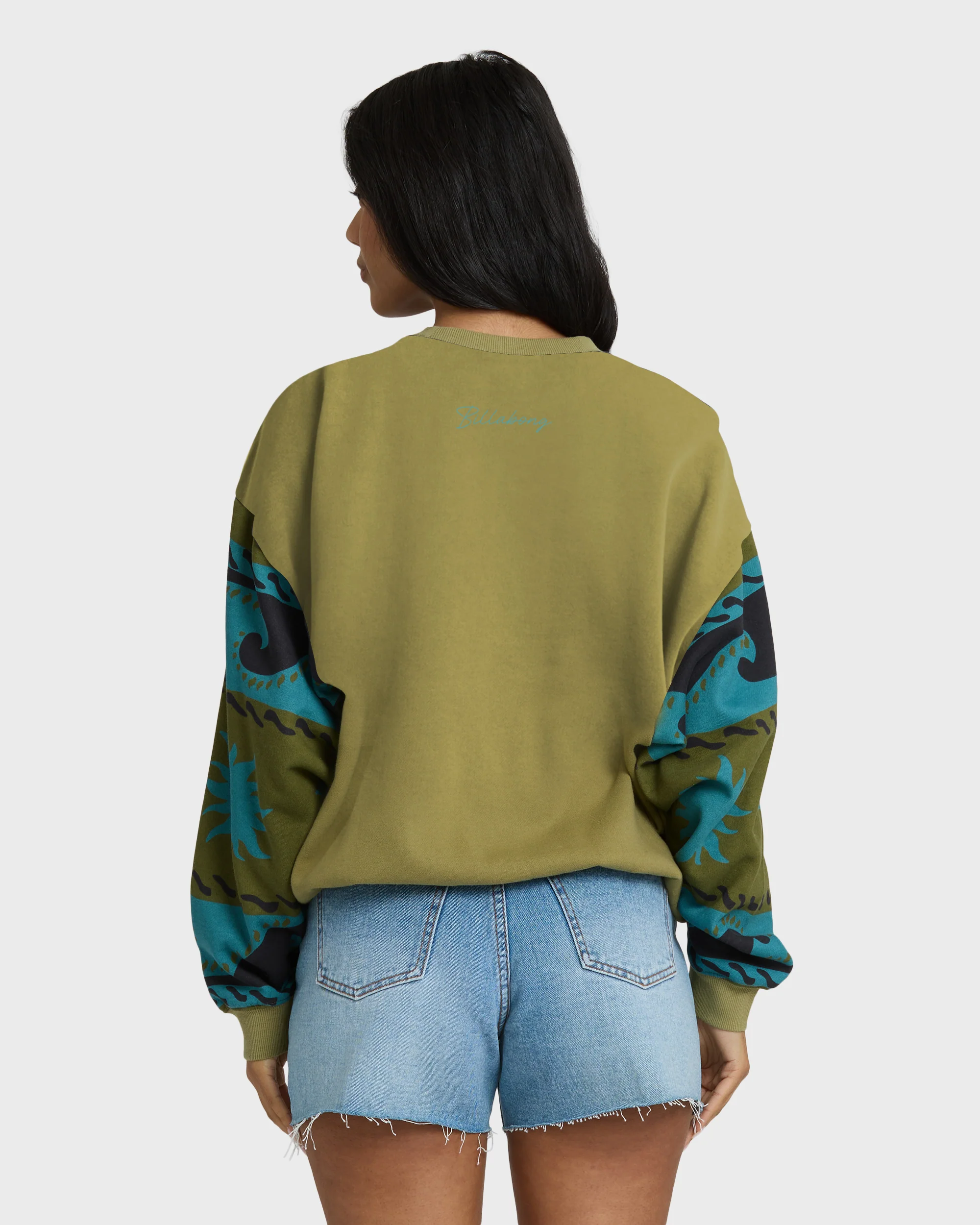 Split Palm Kendal Crewneck Sweatshirt - Cedar - Image 7