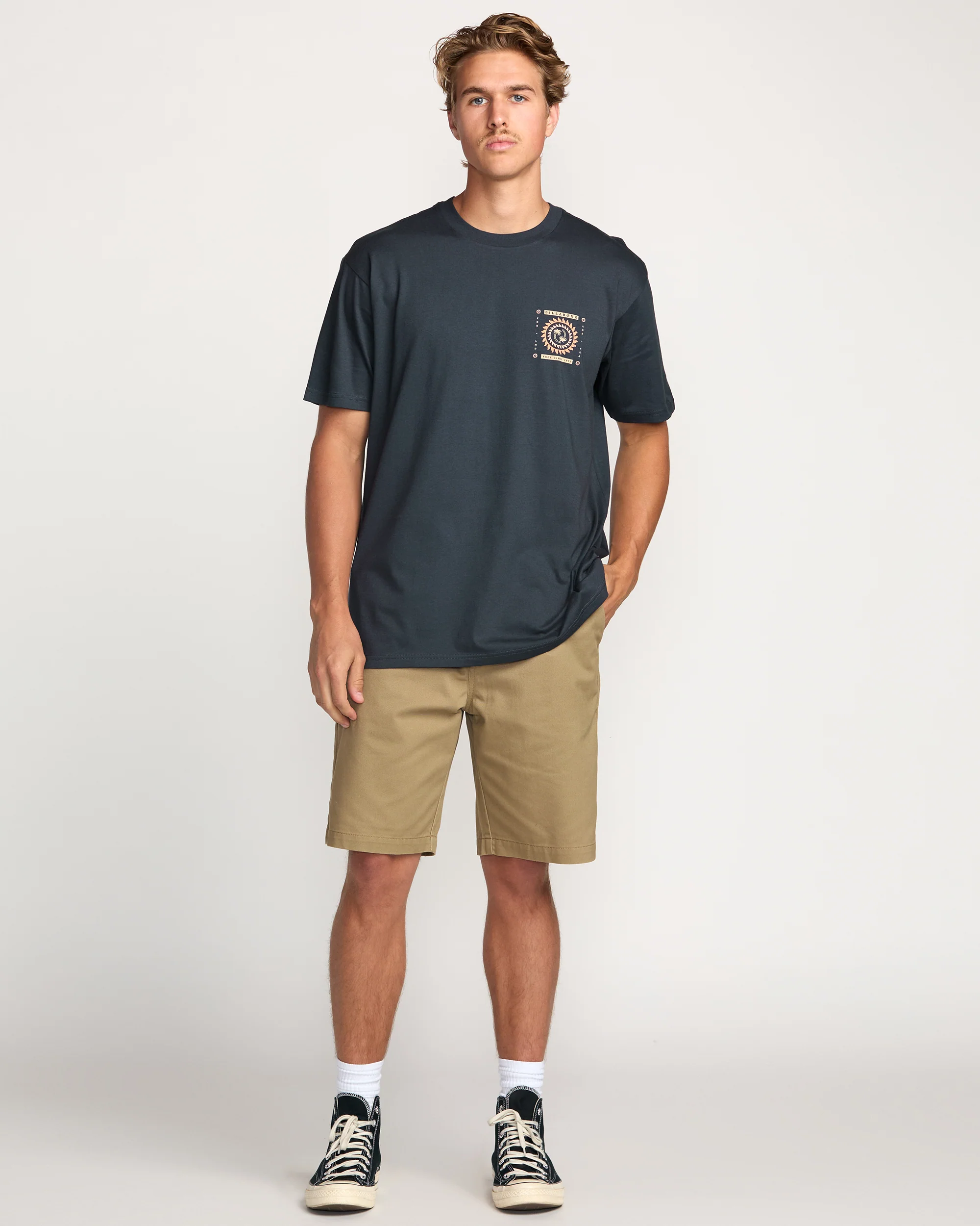 Spun Out Premium Tee - Aged Indigo - Image 5