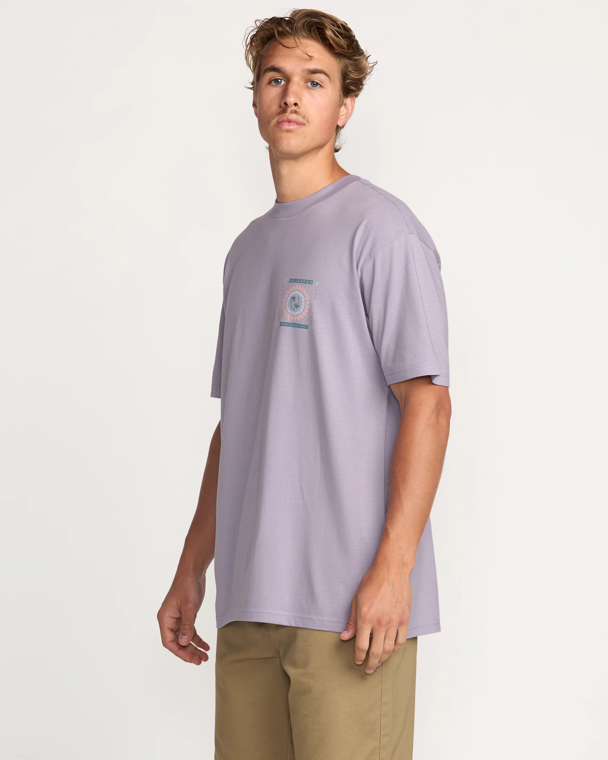 Spun Out Premium Tee - Light Purple - Image 6