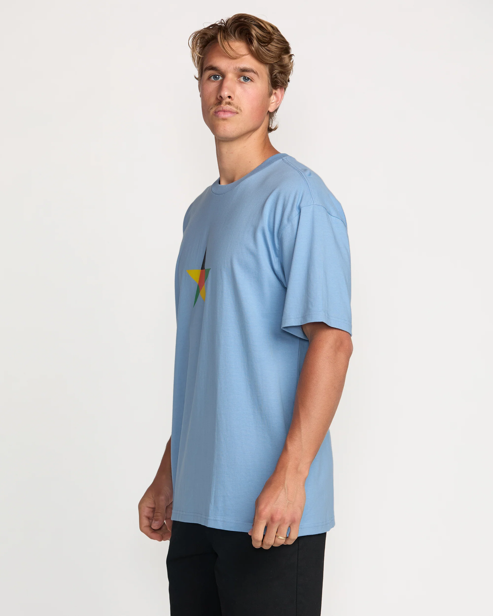 Billabong x Mami Wata Star Regular Tee - Sky Blue - Image 6