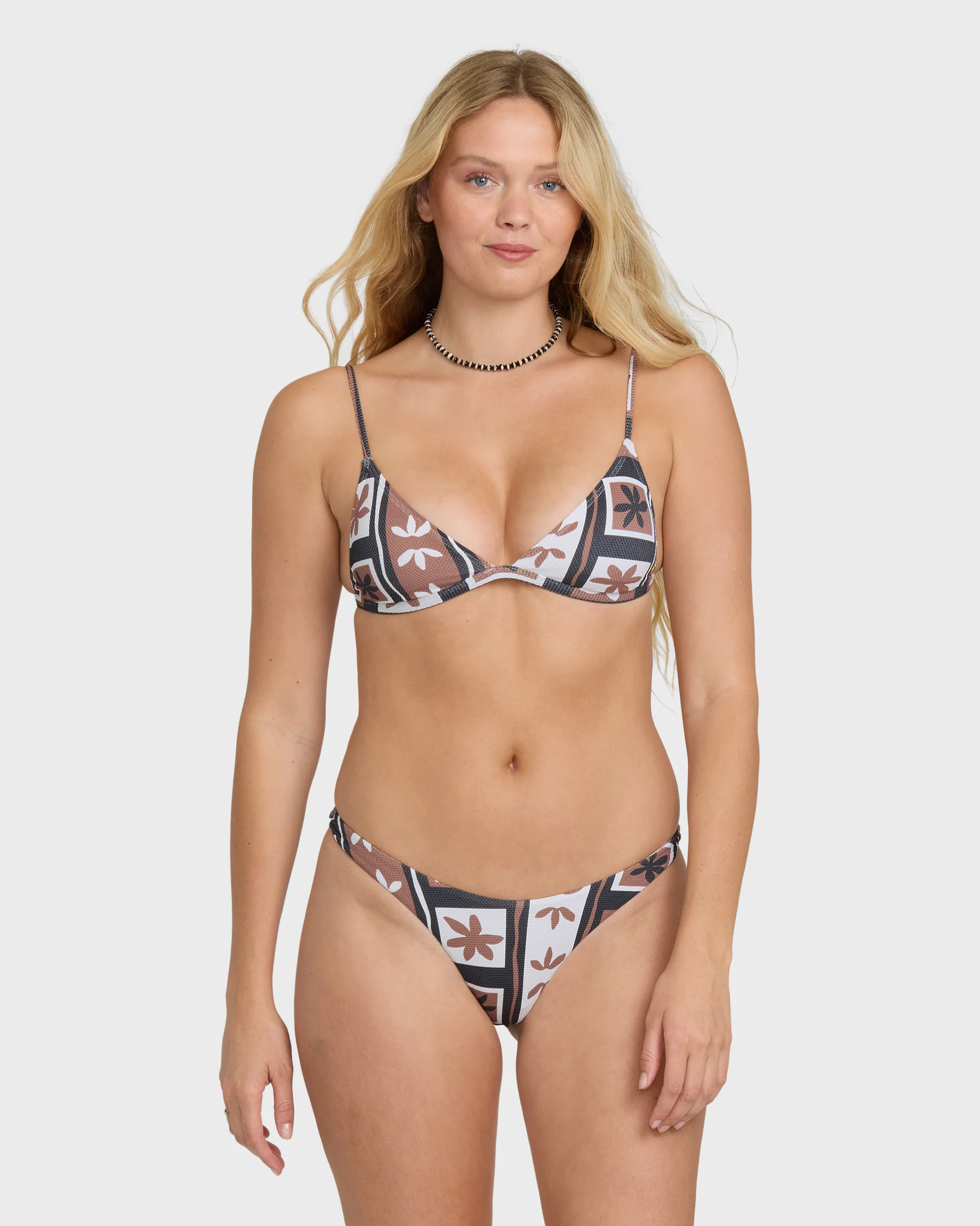 Stay Grounded Sunni Tiny Bikini Bottoms - Brown Stone - Image 2
