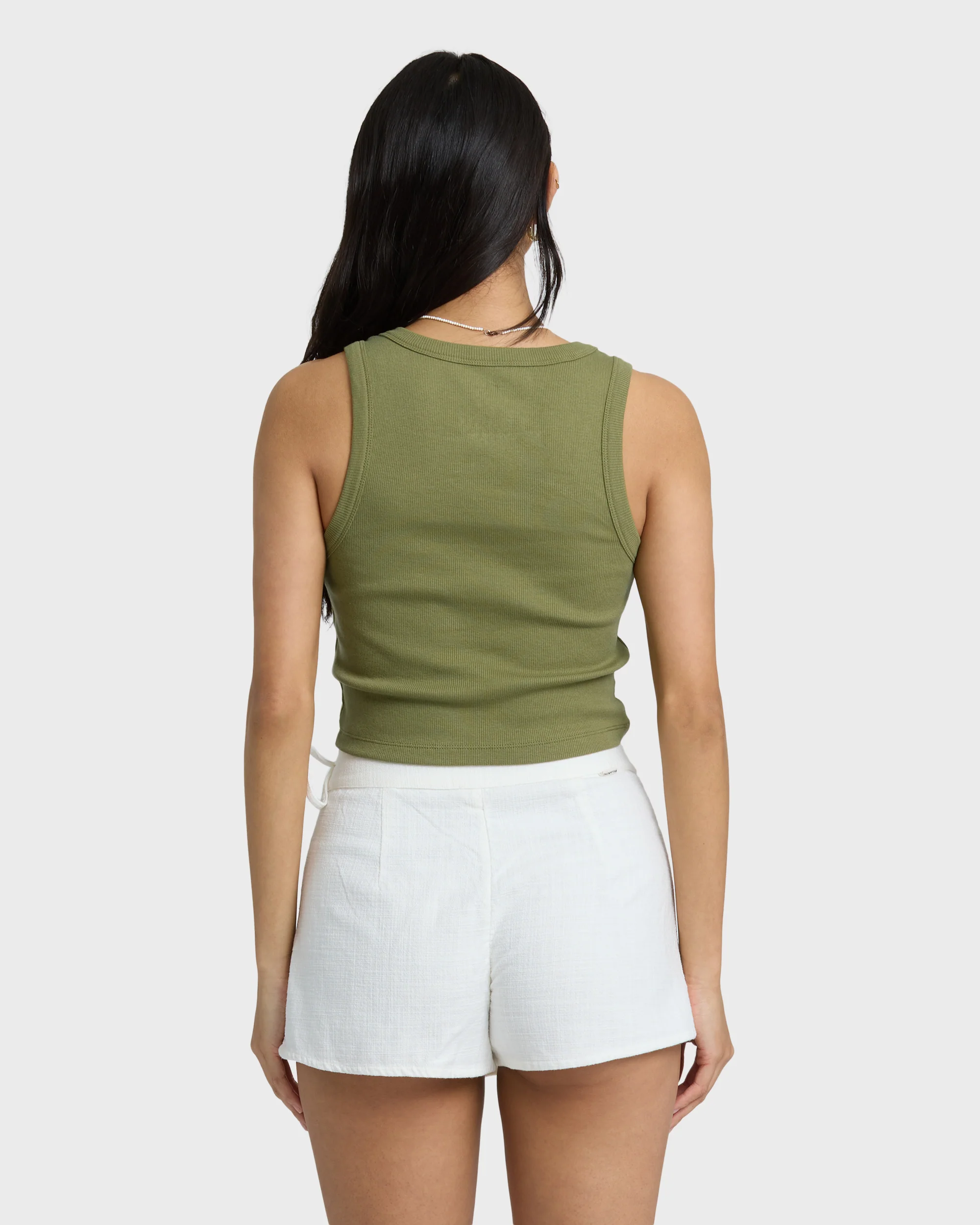 Stirred Up Tank - Dark Olive - Image 4