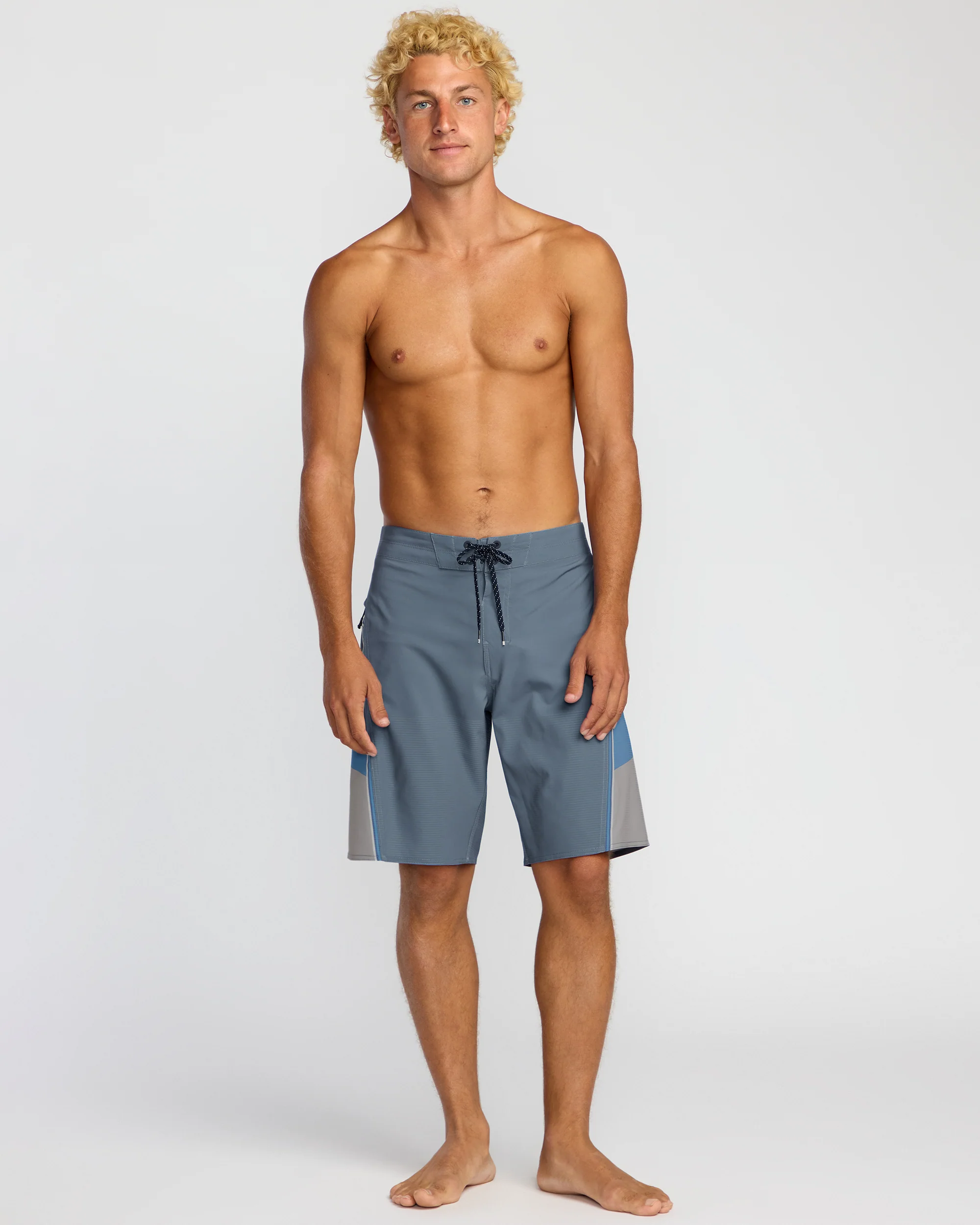 Straddie Airlite 20" Boardshorts - Steel Blue - Image 5