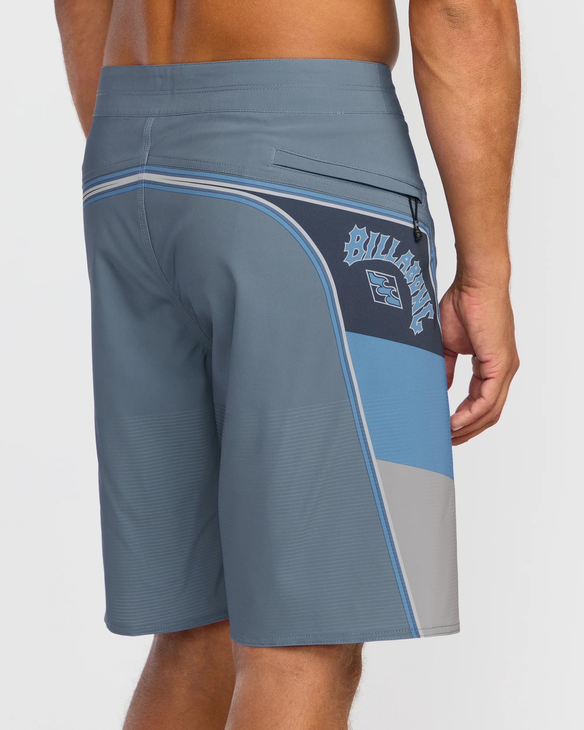 Straddie Airlite 20" Boardshorts - Steel Blue - Image 6