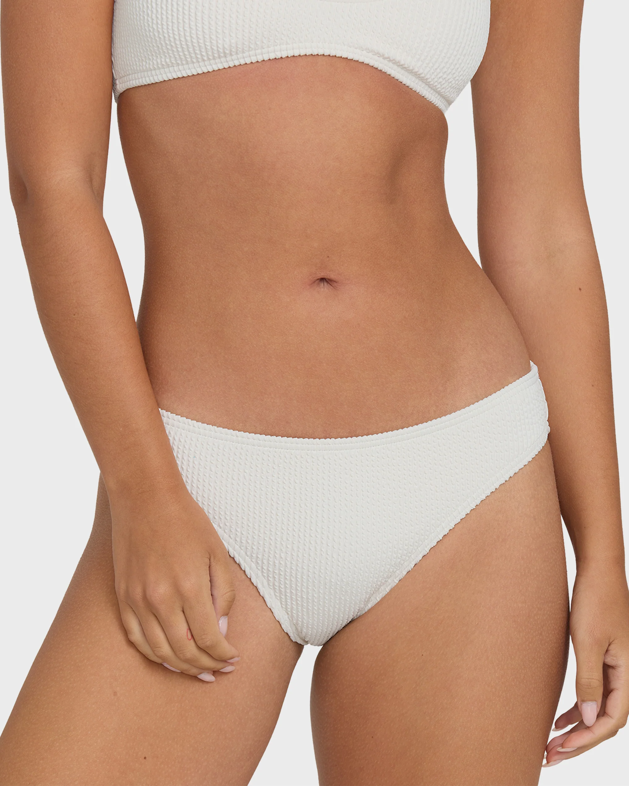 Summer Hi Lowrider Full Bikini Bottoms - Salt Crystal - Image 5