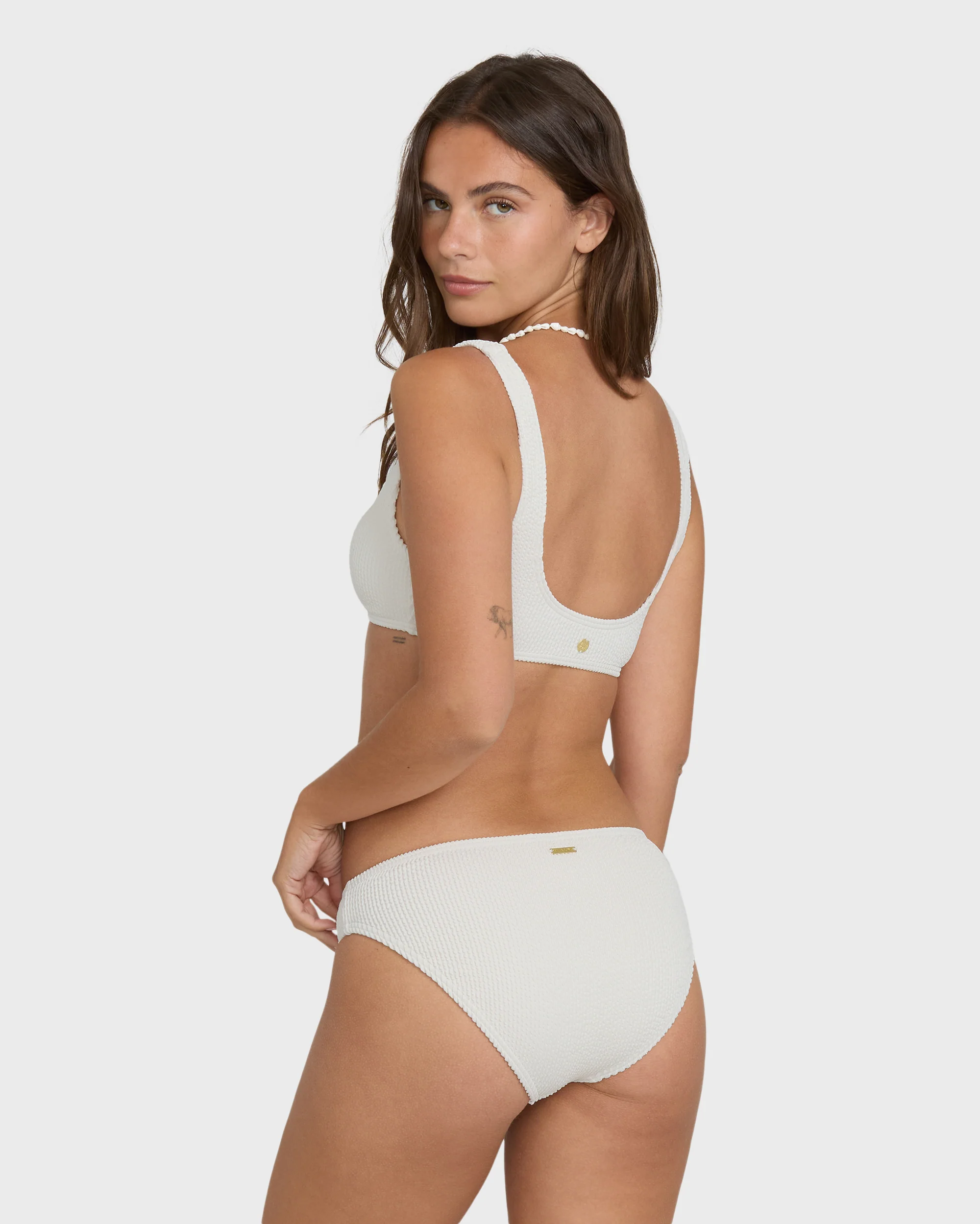 Summer Hi Lowrider Full Bikini Bottoms - Salt Crystal - Image 6