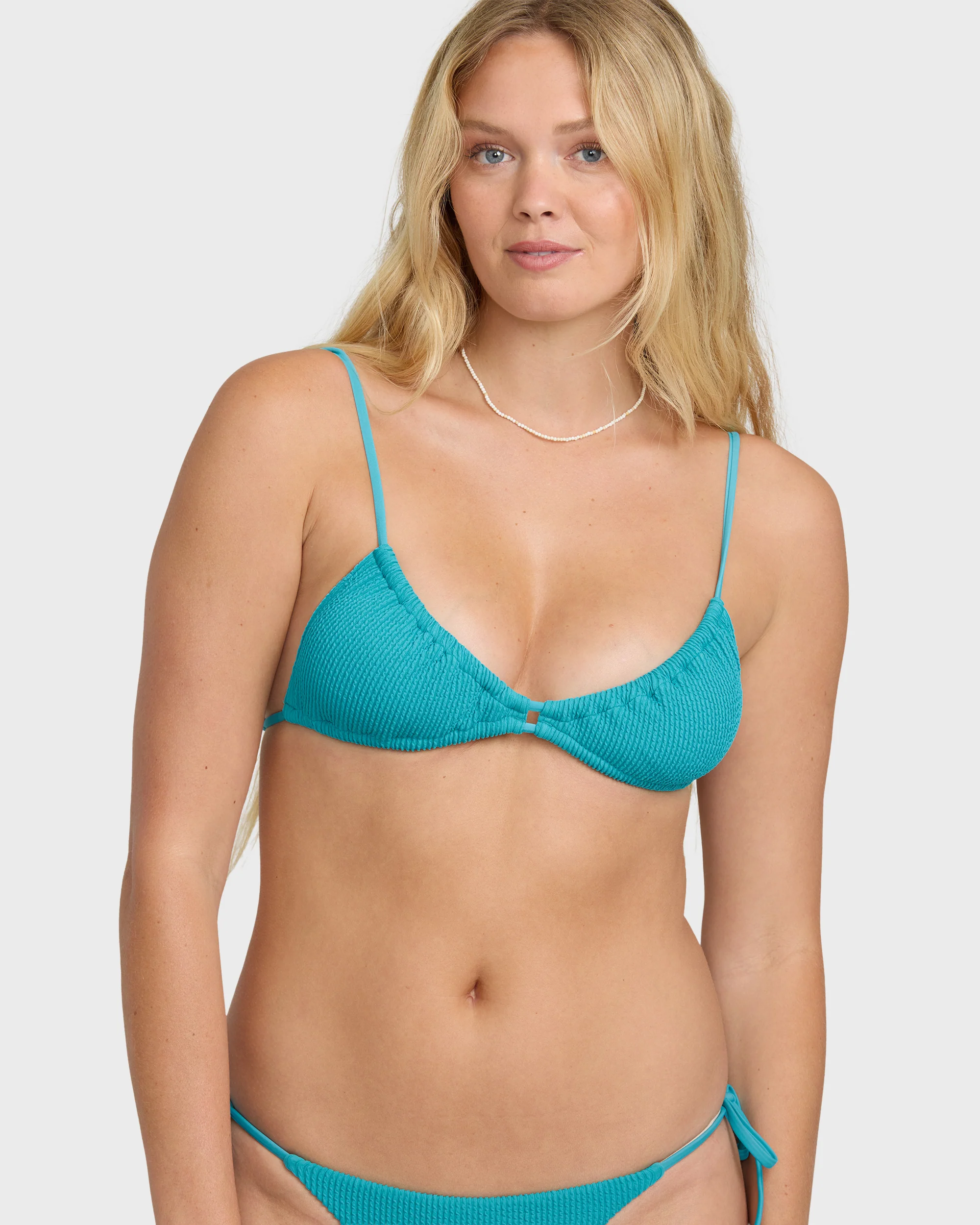 Summer Hi Teagan Bralette Bikini Top - Bright Marine - Image 5