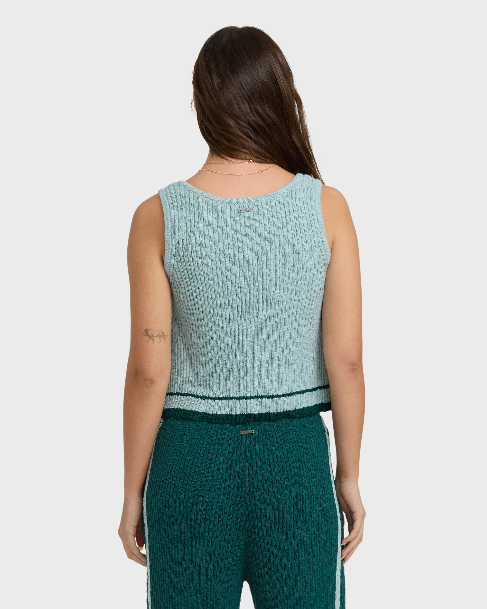 Summery Nights Ribbed Tank - Sea Fog - Image 5