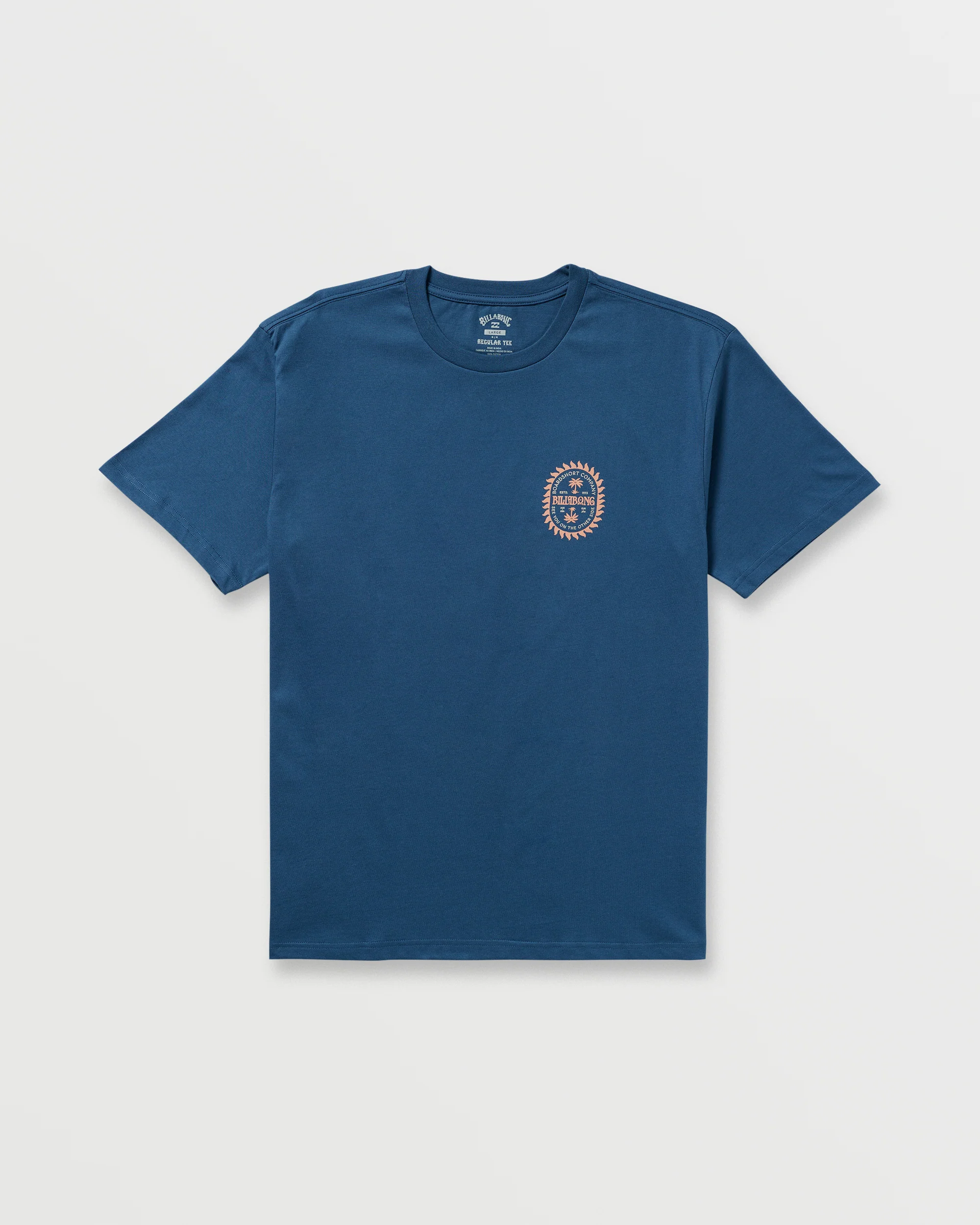 Sun Rays Regular Tee - Deep Blue - Image 3