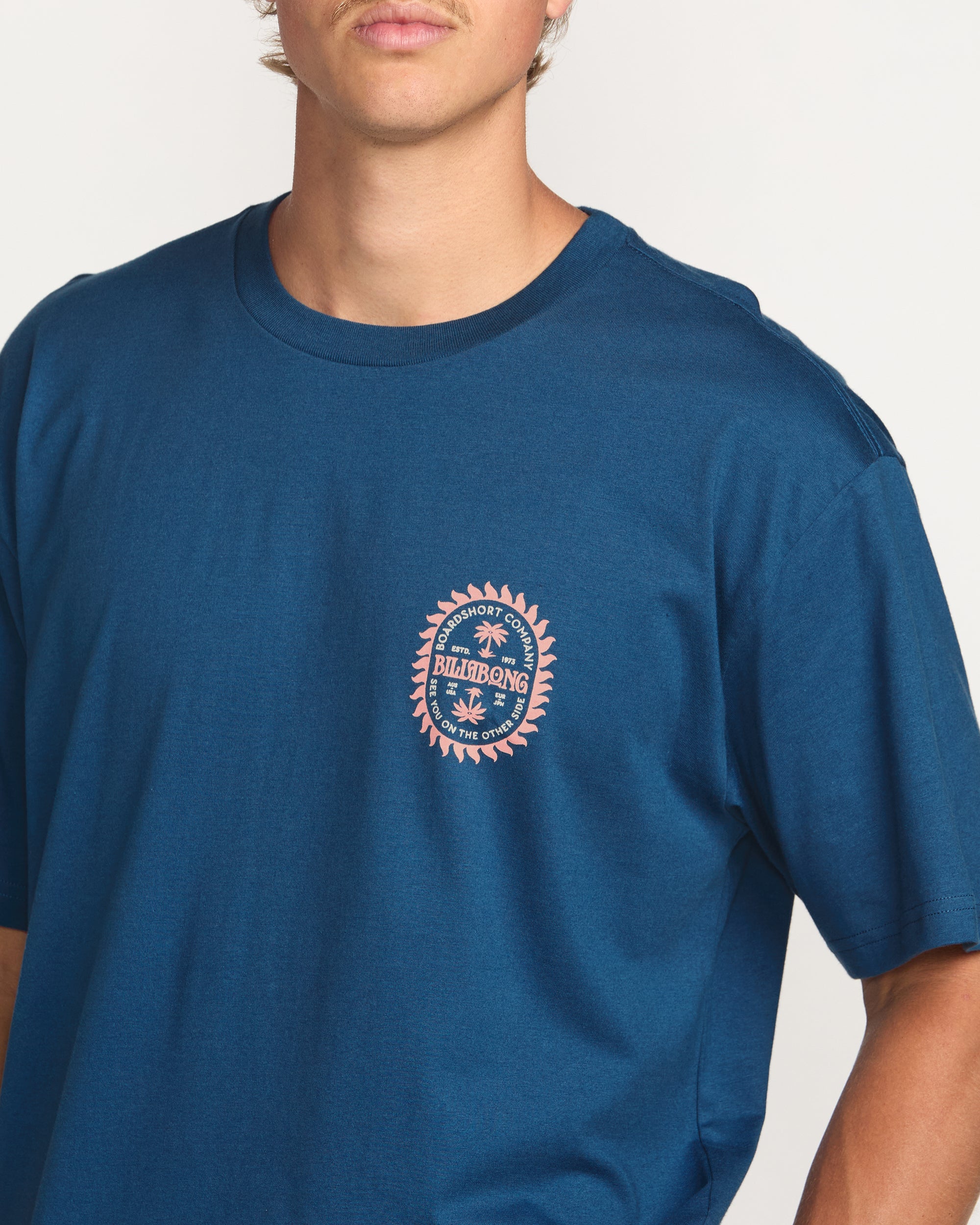 Sun Rays Regular Tee - Deep Blue - Image 7