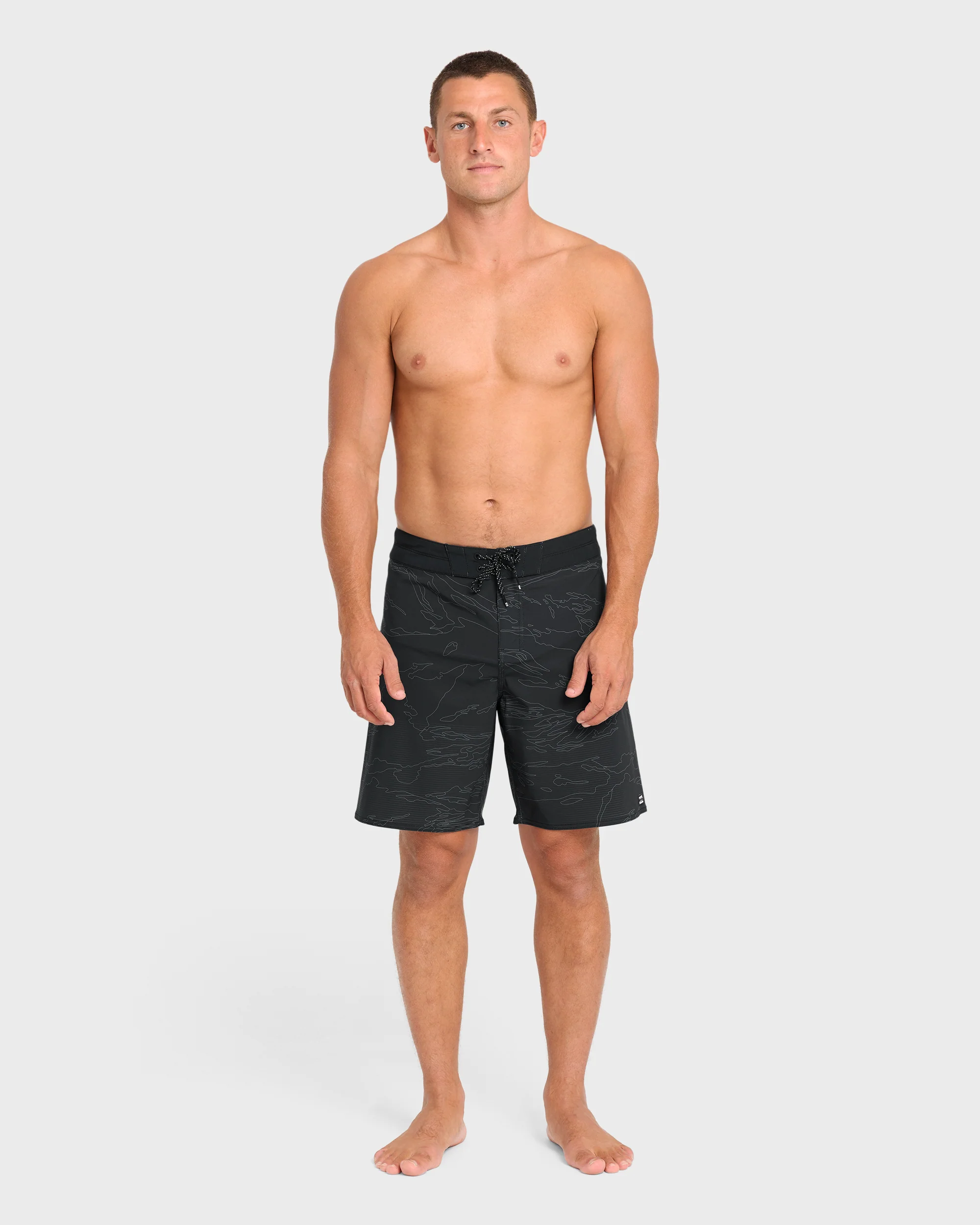 Sundays Airlite 19" Boardshorts - Black Camo - Black Camo - Image 4