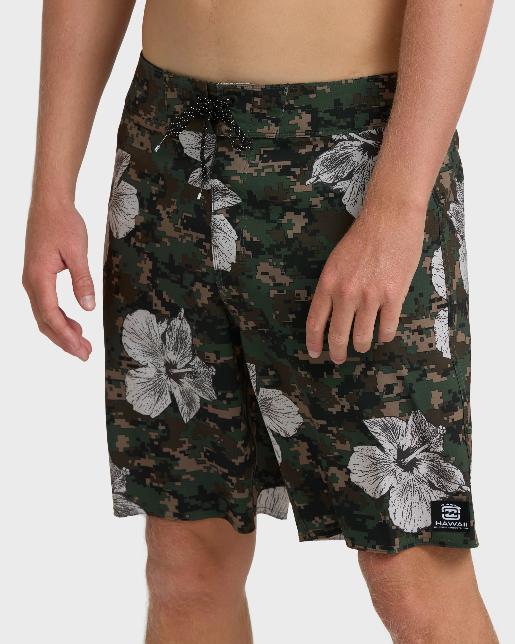 Sundays Hi Pro 19" Boardshorts - Camo Floral - Camo Floral - Image 7