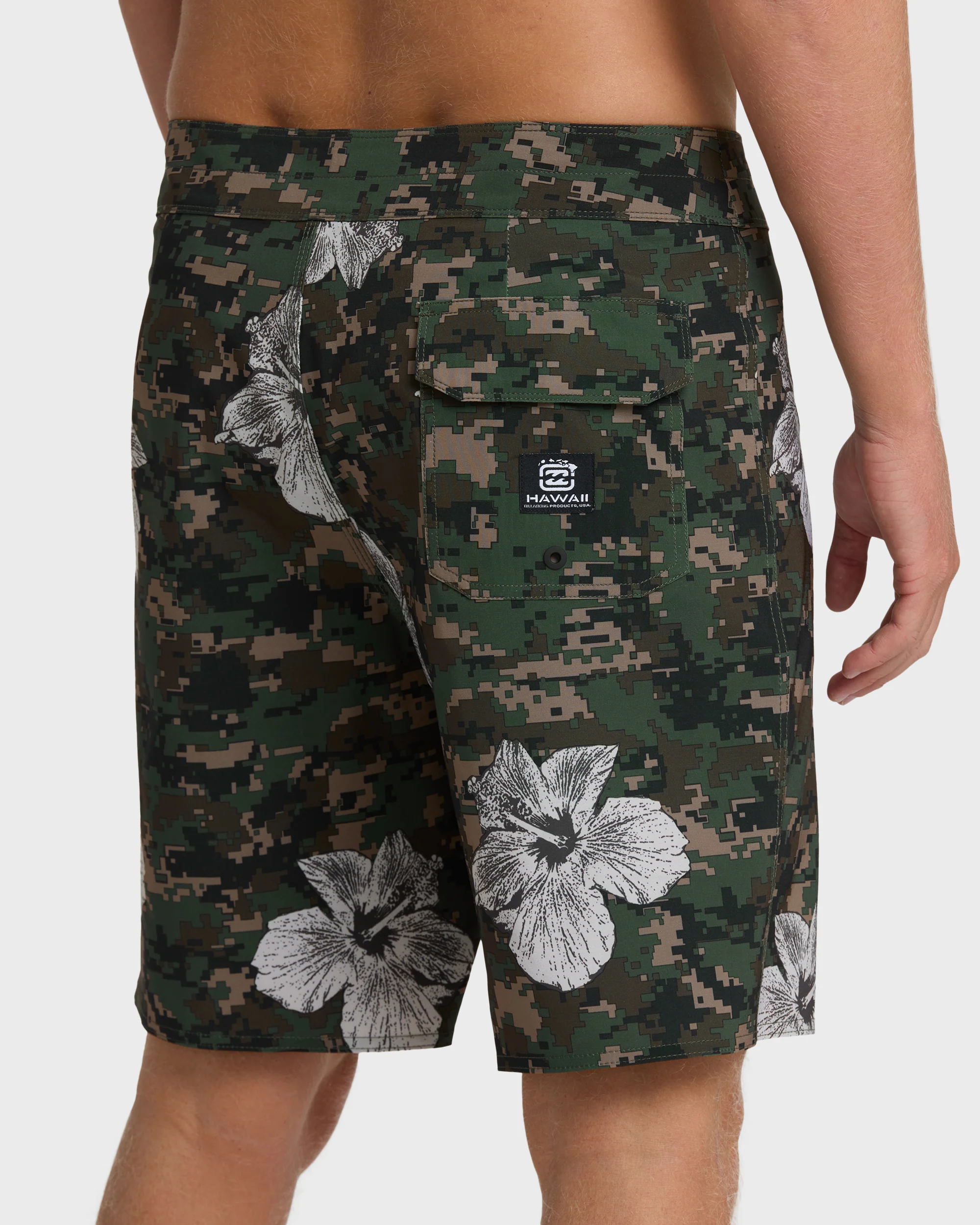 Sundays Hi Pro 19" Boardshorts - Camo Floral - Camo Floral - Image 8