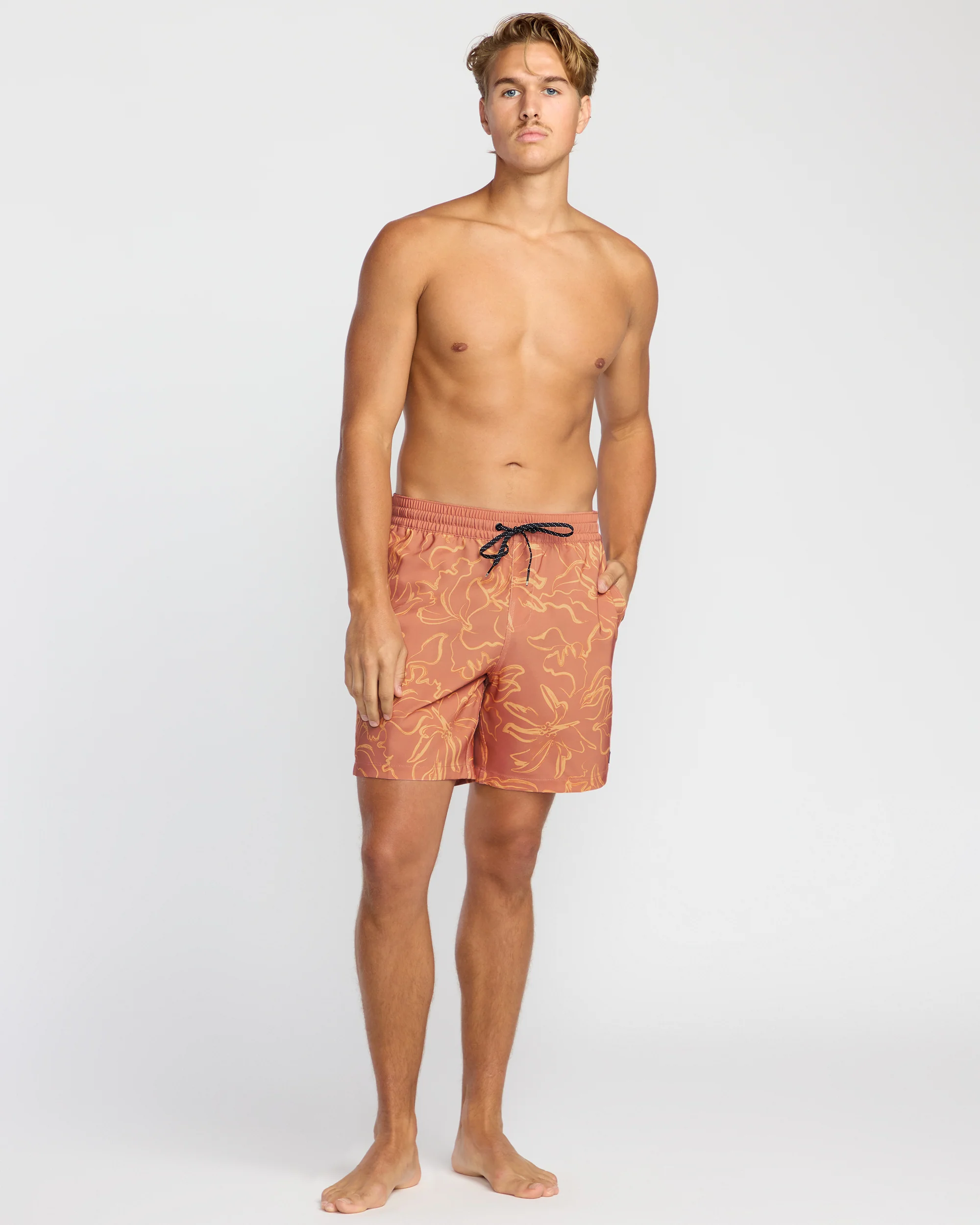 Sundays Laybacks 17" Trunks - Dusty Rose - Image 5