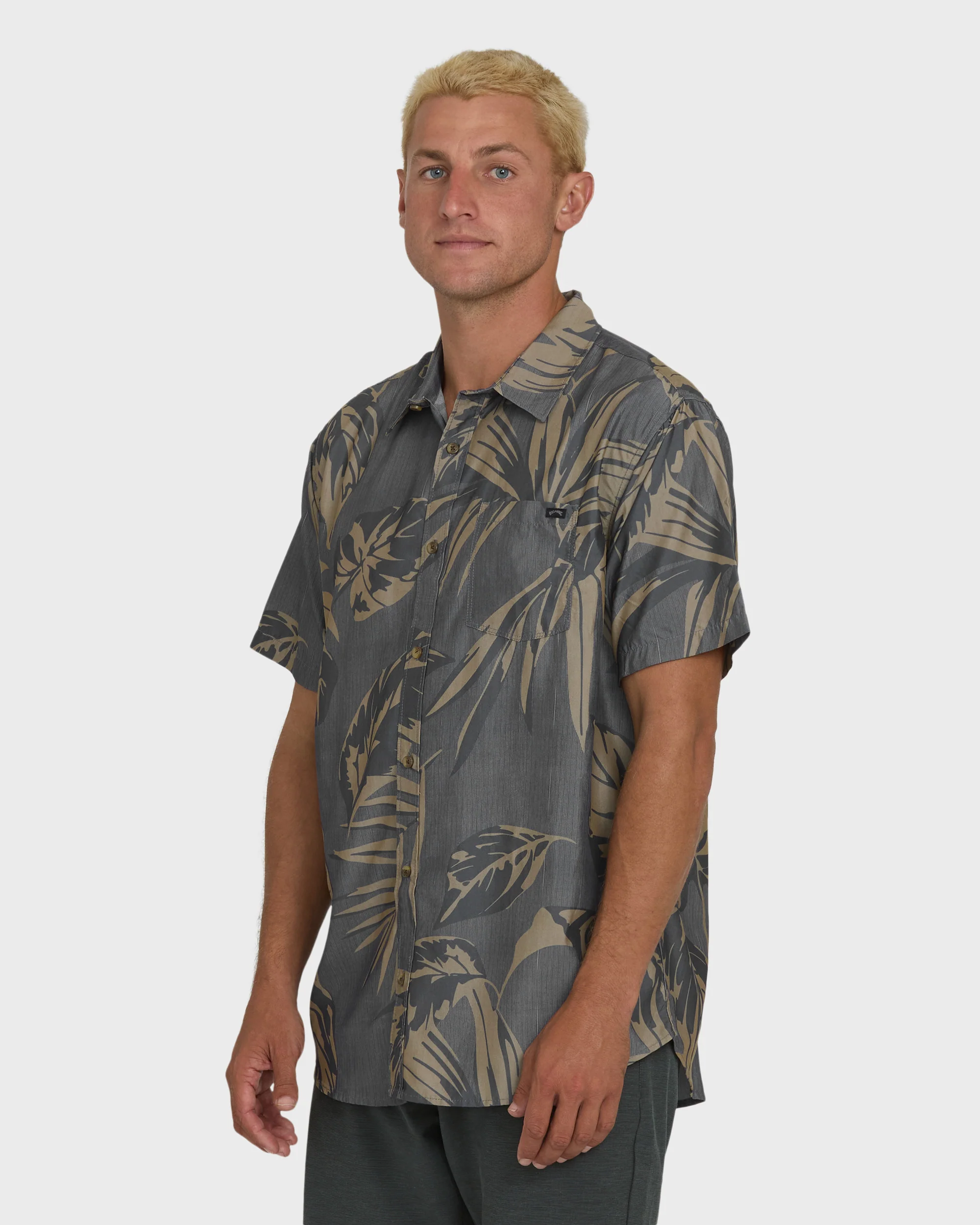 Sundays Lounge Short Sleeve Woven Shirt - Black - Image 3