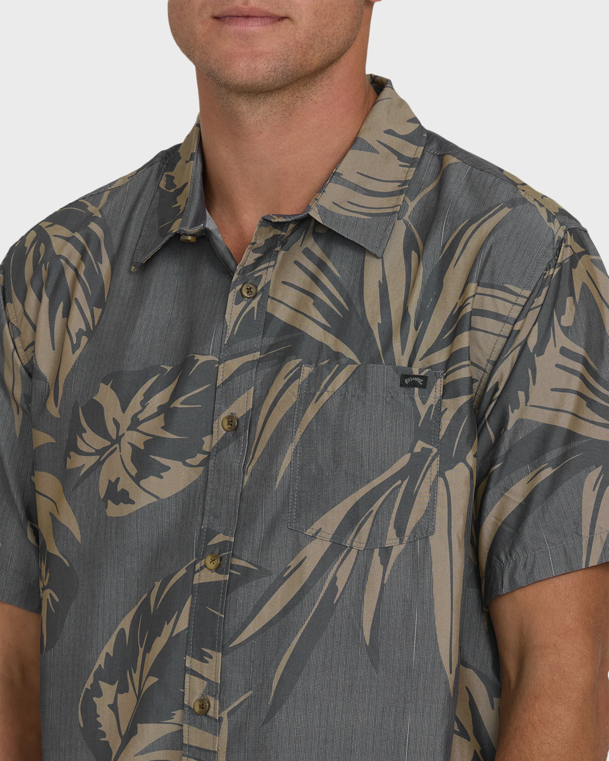 Sundays Lounge Short Sleeve Woven Shirt - Black - Image 5
