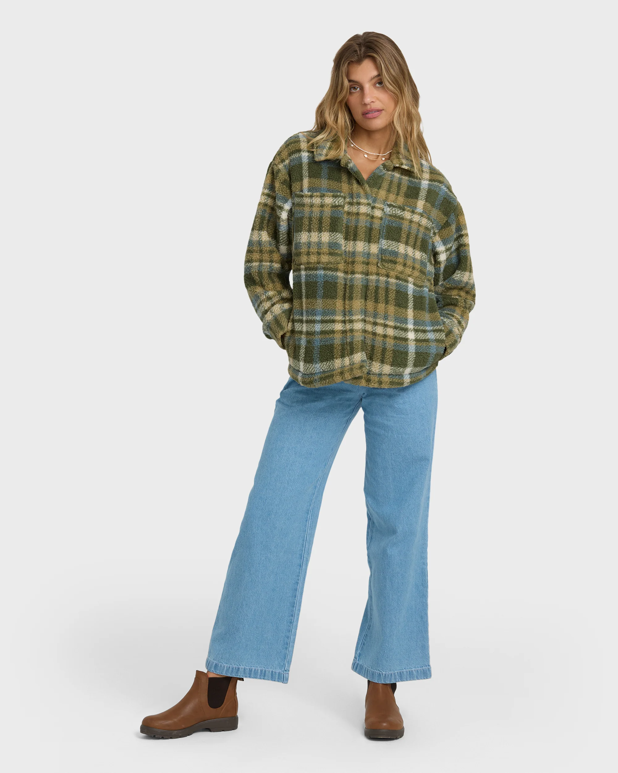 Sundown Sherpa Shacket - Canteen - Image 3