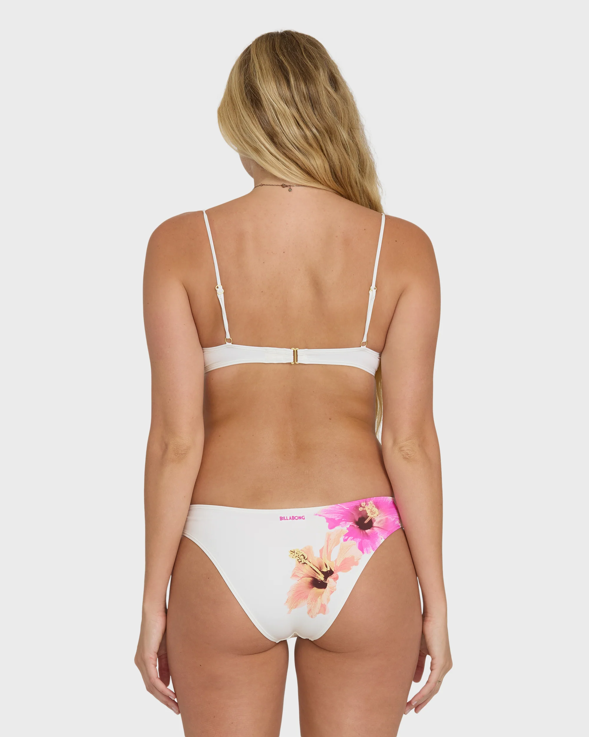 Sunny Shore Jaclyn Crop  Bralette Bikini Top - Salt Crystal - Image 2